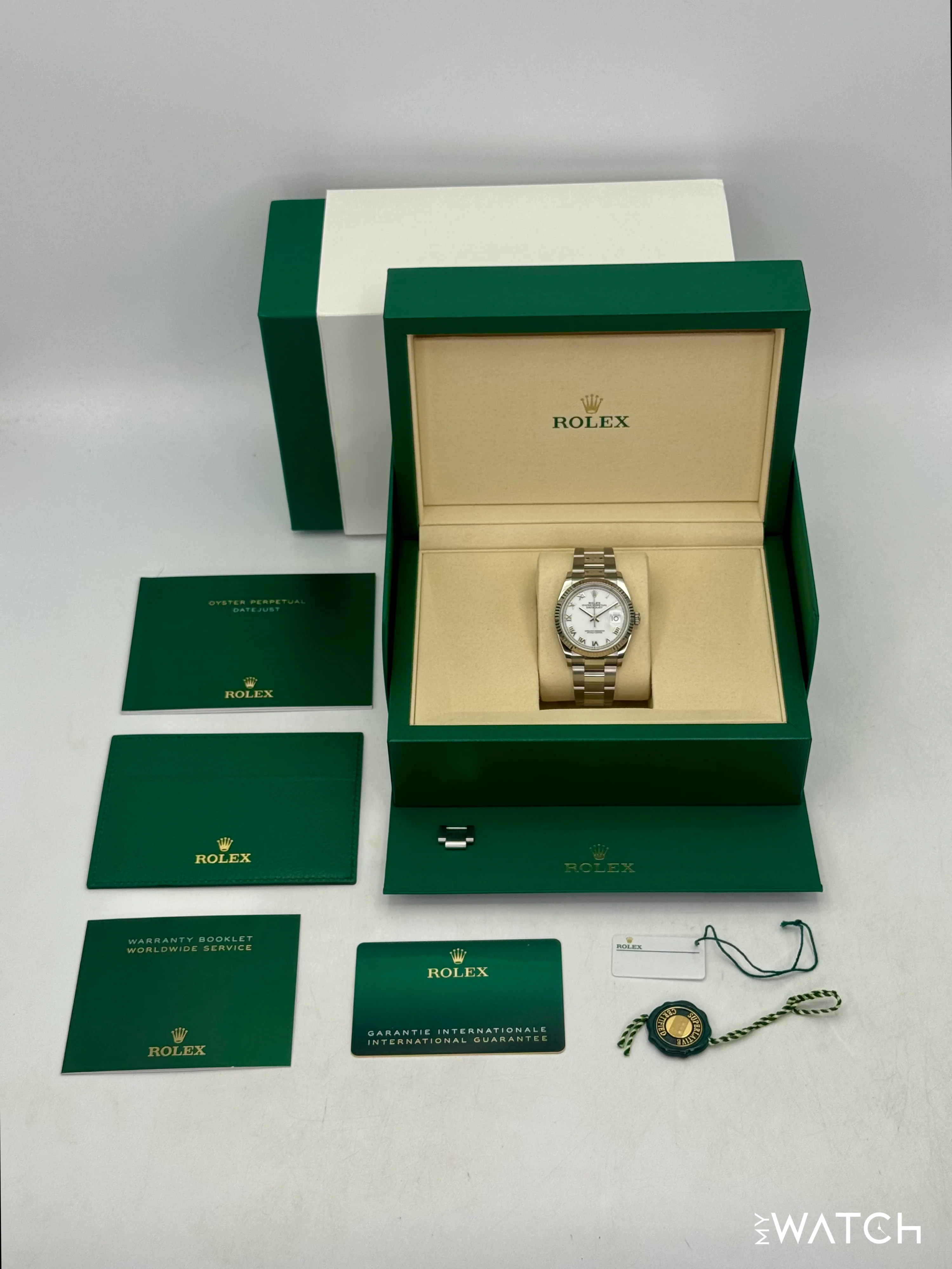 NEW 2026 Rolex Datejust 36mm 126234 Stainless Steel Oyster White Dial - Image 10