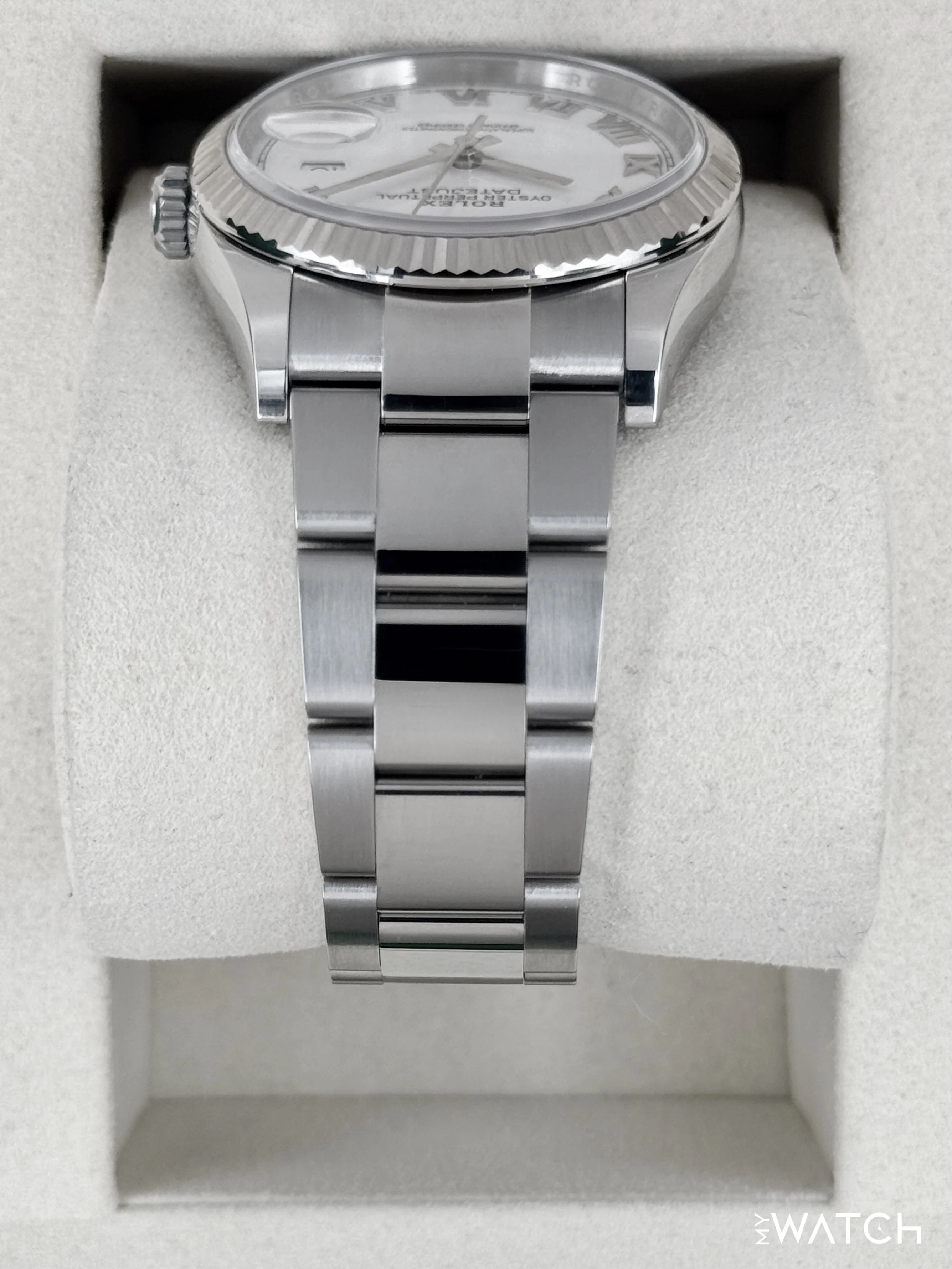 NEW 2026 Rolex Datejust 36mm 126234 Stainless Steel Oyster White Dial - Image 3