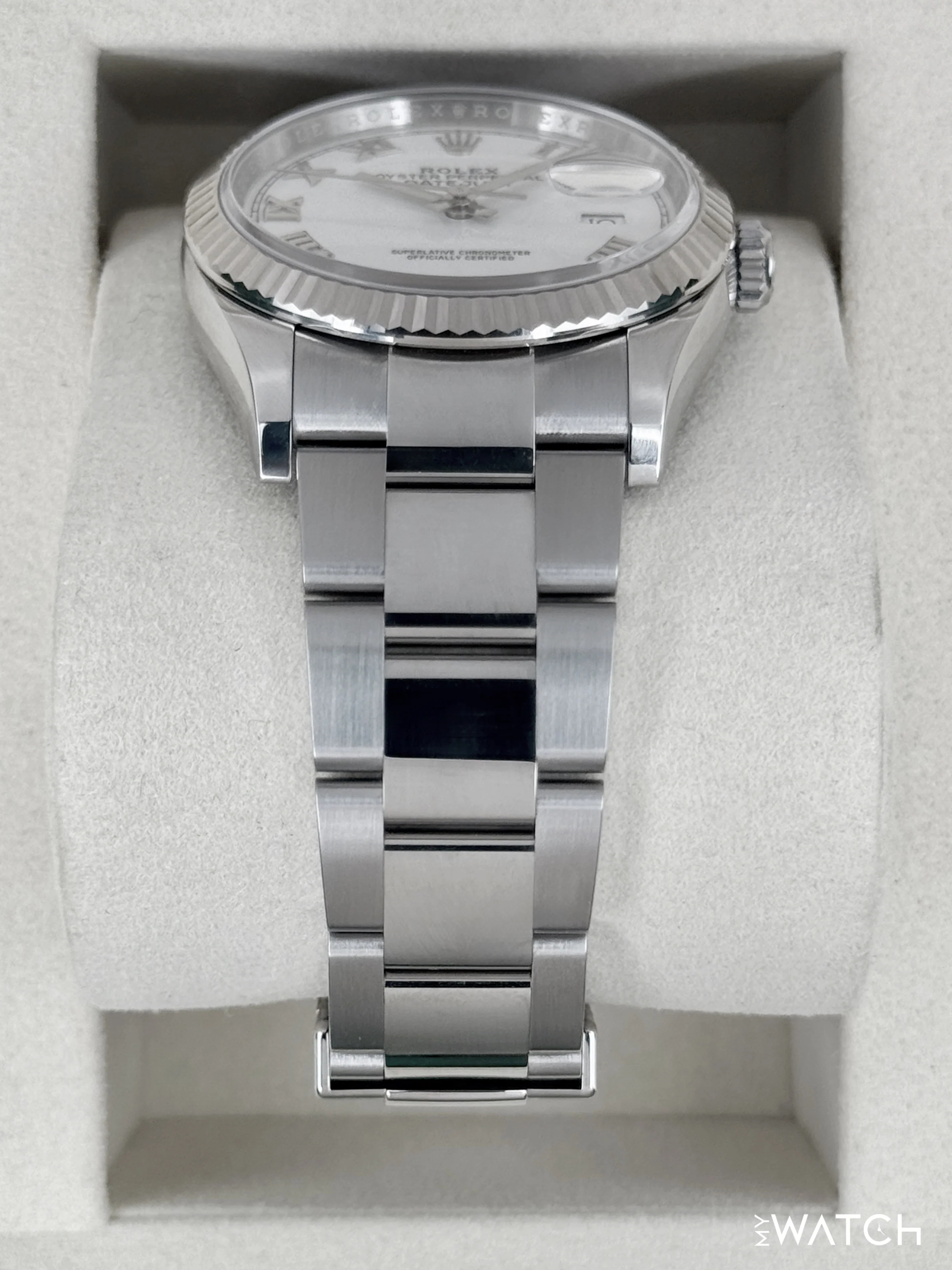NEW 2026 Rolex Datejust 36mm 126234 Stainless Steel Oyster White Dial - Image 4