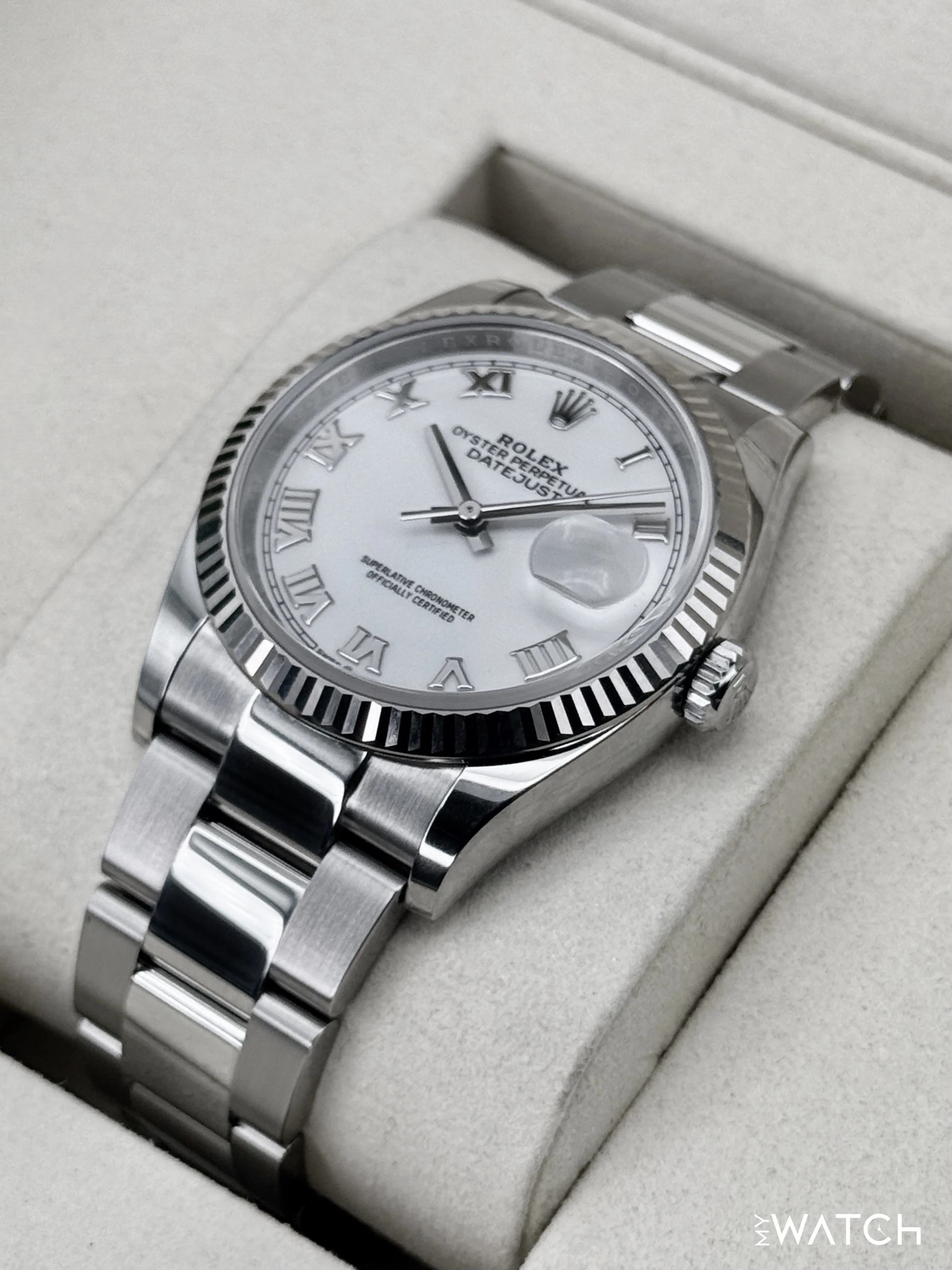 NEW 2026 Rolex Datejust 36mm 126234 Stainless Steel Oyster White Dial - Image 5