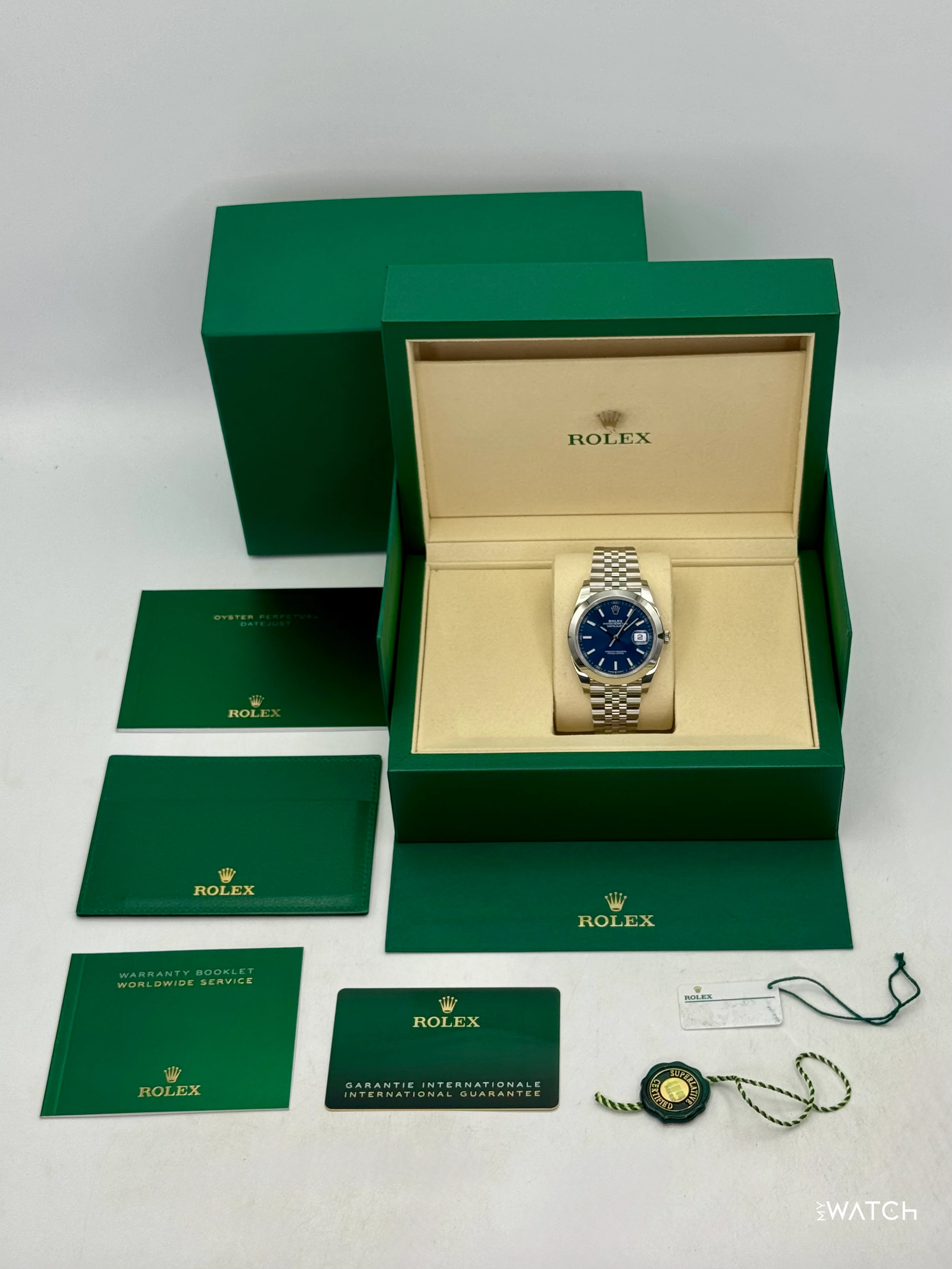 NEW 2026 Rolex Datejust 41mm 126300 Stainless Steel Jubilee Blue Dial - Image 10
