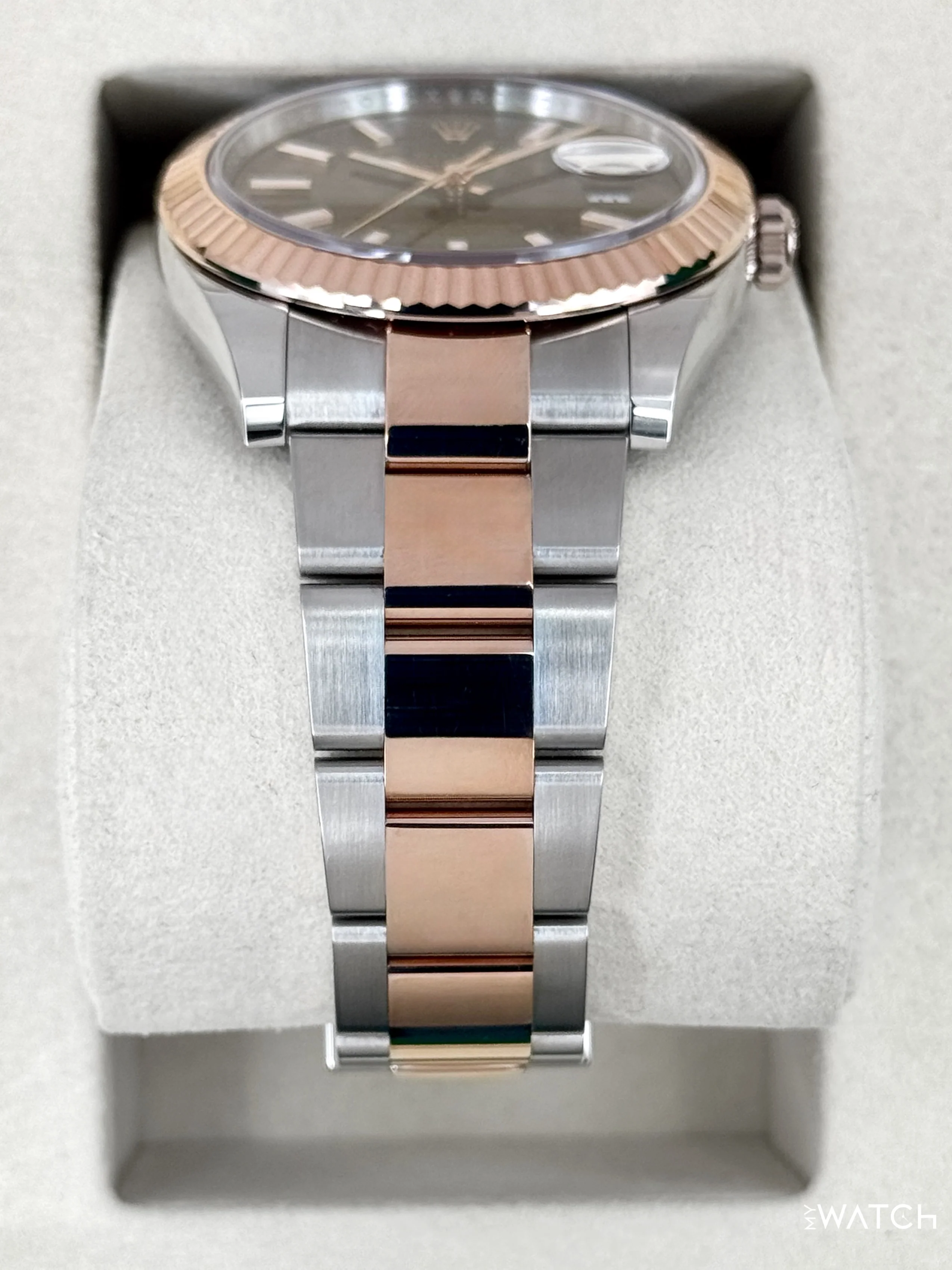 NEW 2026 Rolex Datejust 41mm 126331 Two-Tone Oyster Chocolate Dial - Image 3