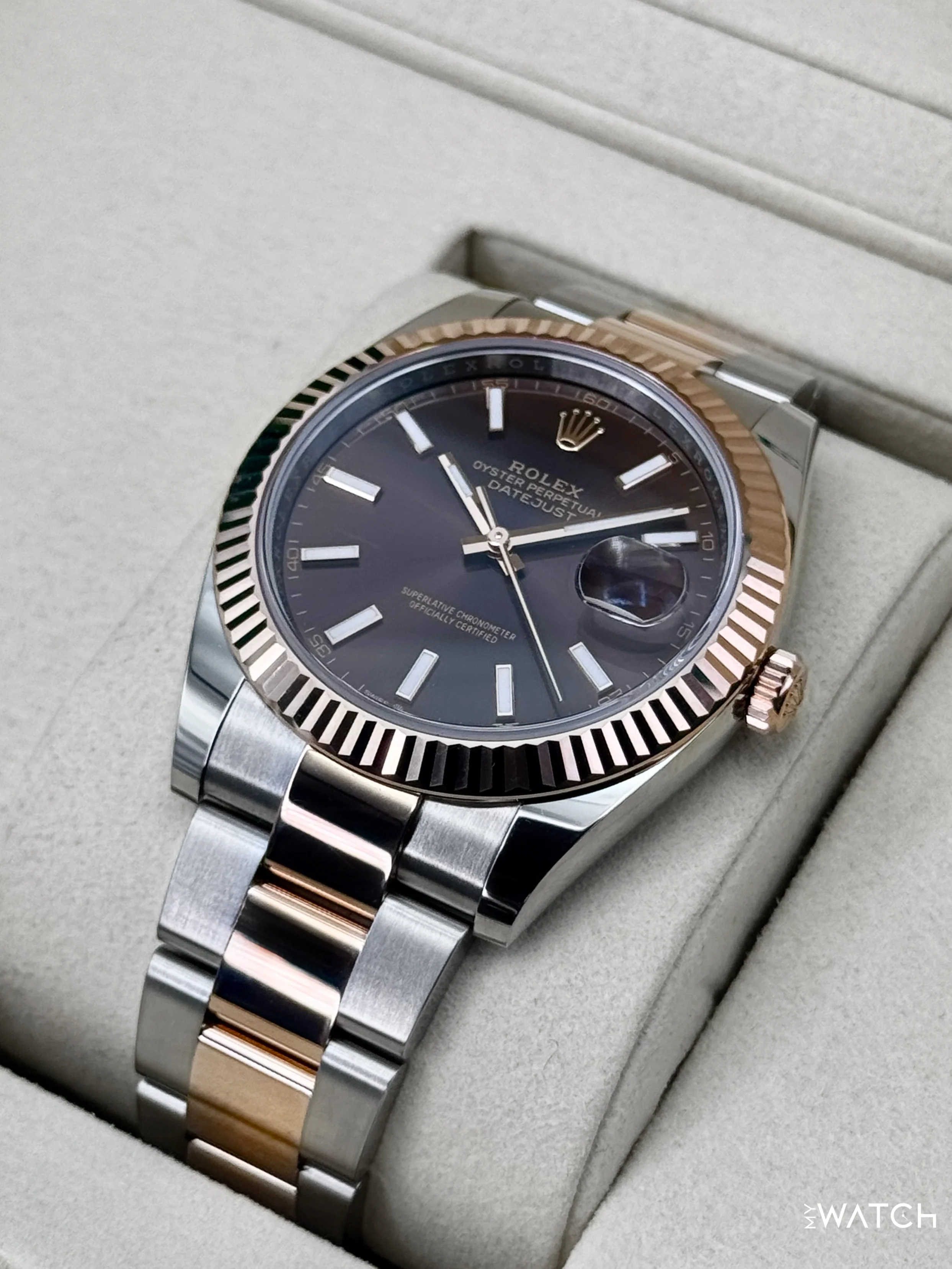 NEW 2026 Rolex Datejust 41mm 126331 Two-Tone Oyster Chocolate Dial - Image 5