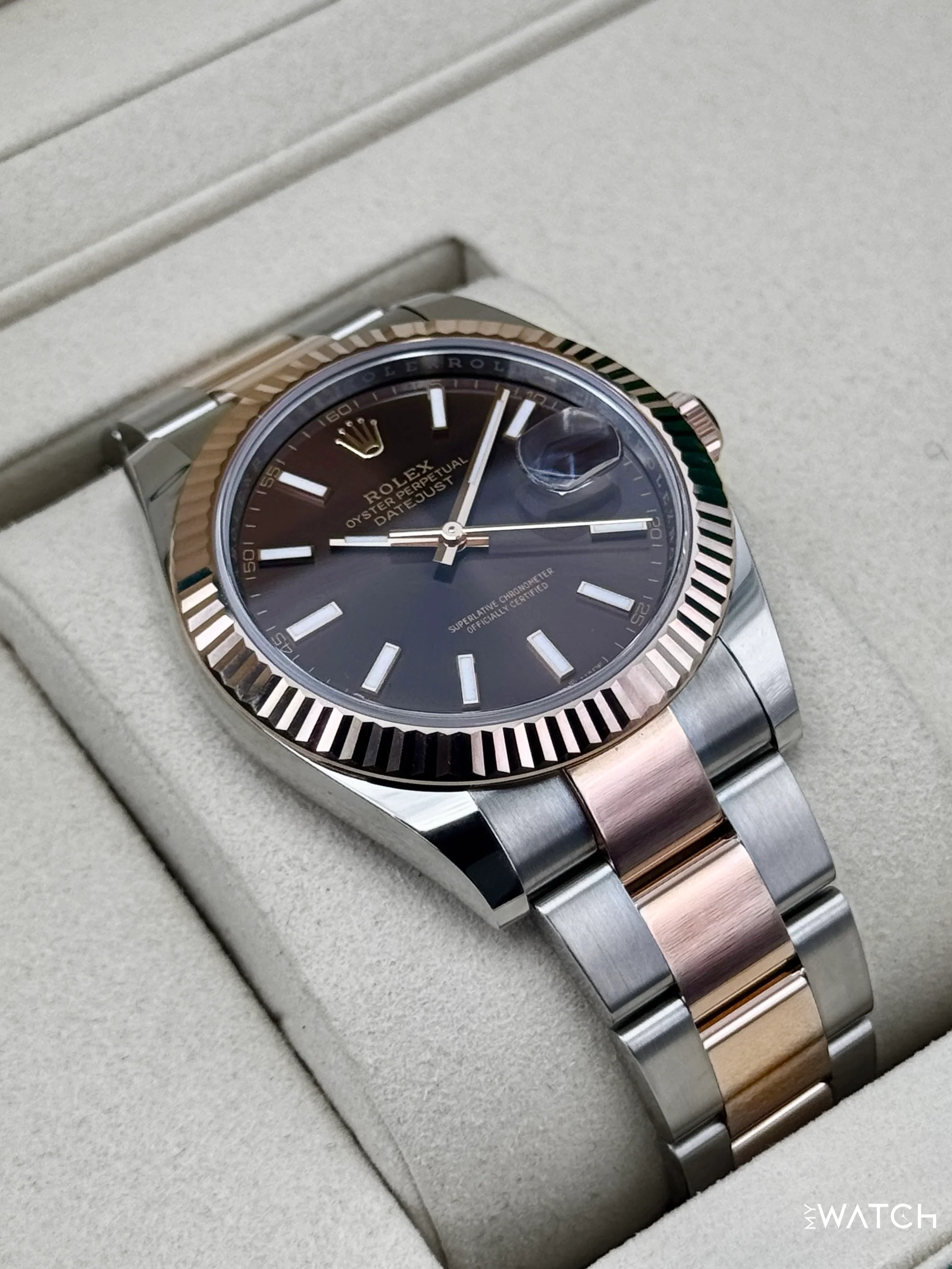 NEW 2026 Rolex Datejust 41mm 126331 Two-Tone Oyster Chocolate Dial - Image 6