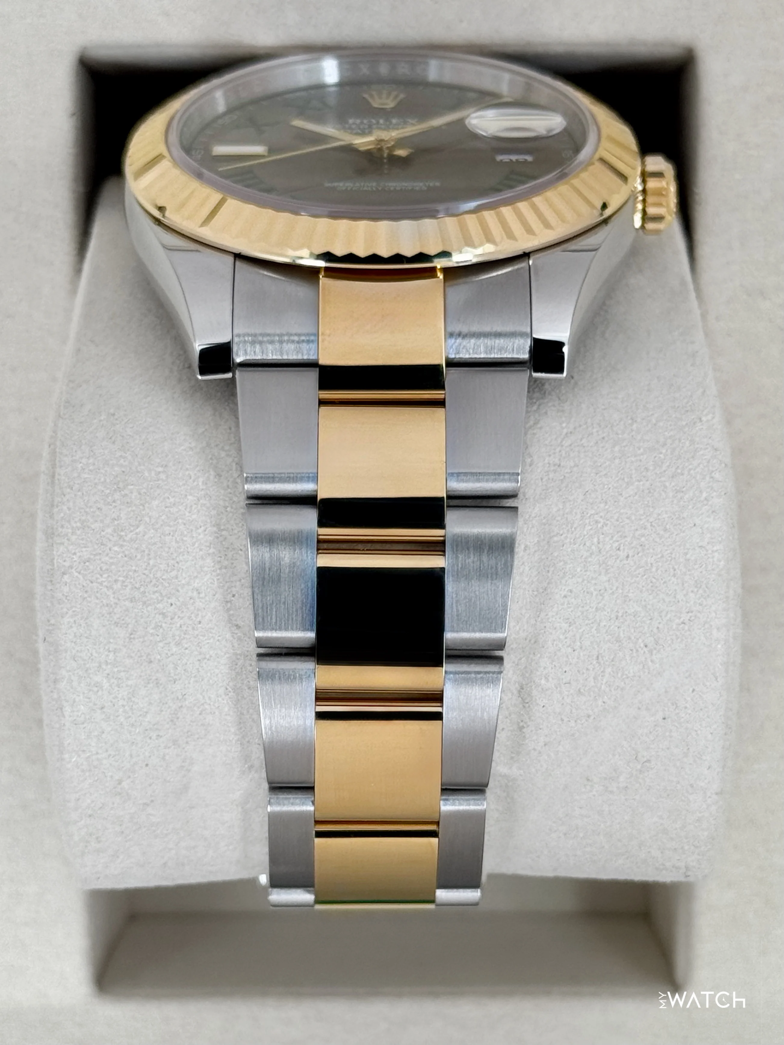 NEW 2026 Rolex Datejust 41mm 126333 Two-Tone Oyster Wimbledon Dial - Image 3