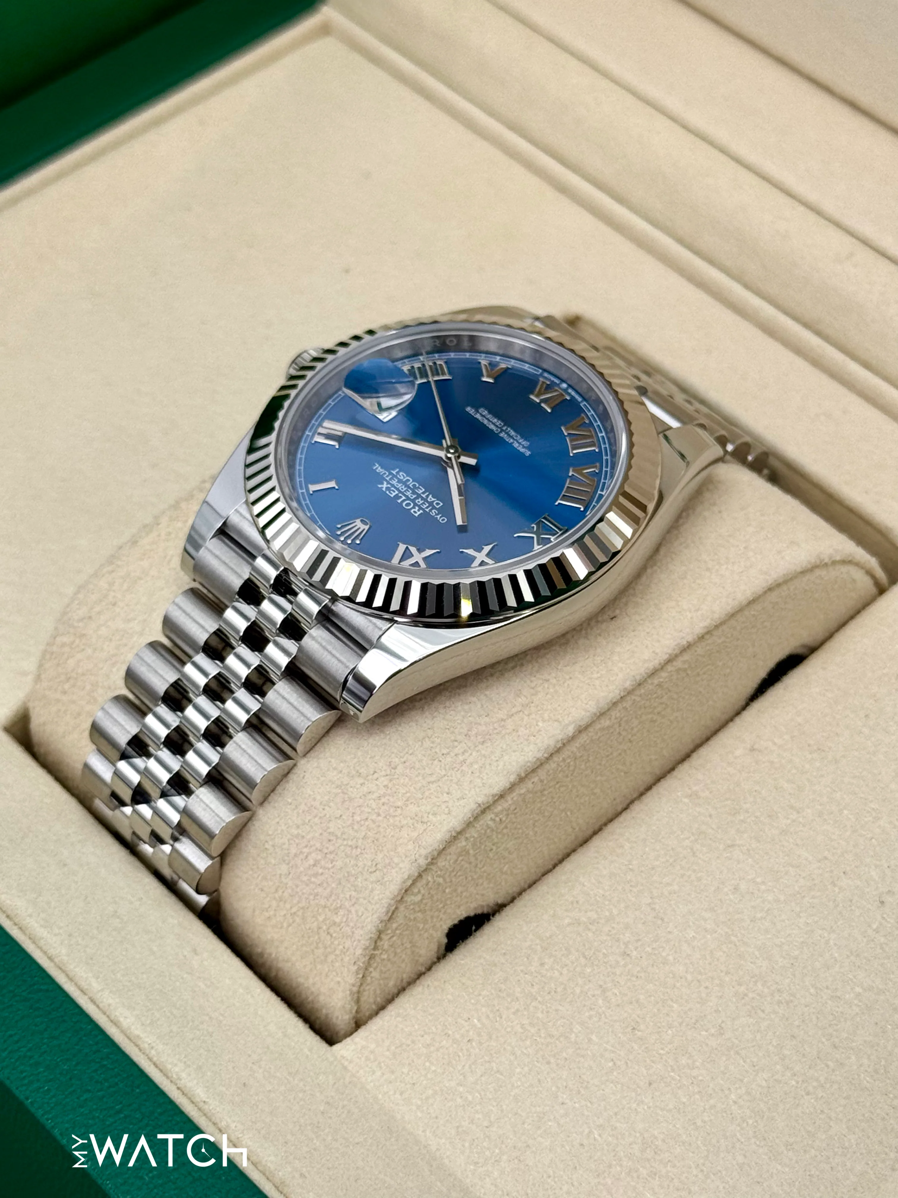 NEW 2026 Rolex Datejust 41mm 126334 Jubilee Azzurro-Blue Dial - Image 7
