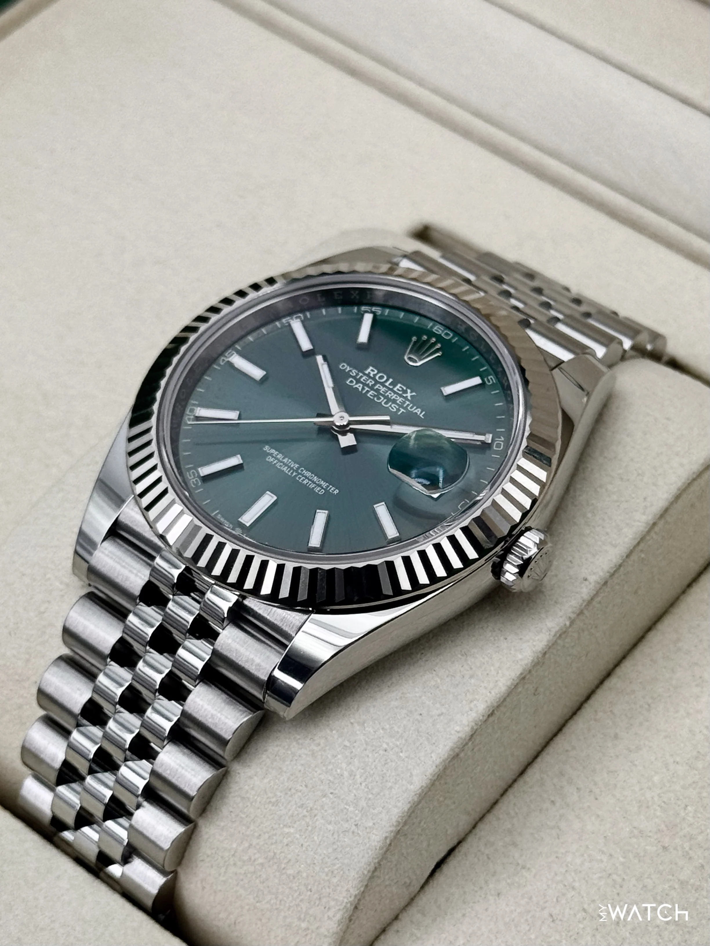 NEW 2026 Rolex Datejust 41mm 126334 Jubilee Green Dial - Image 5
