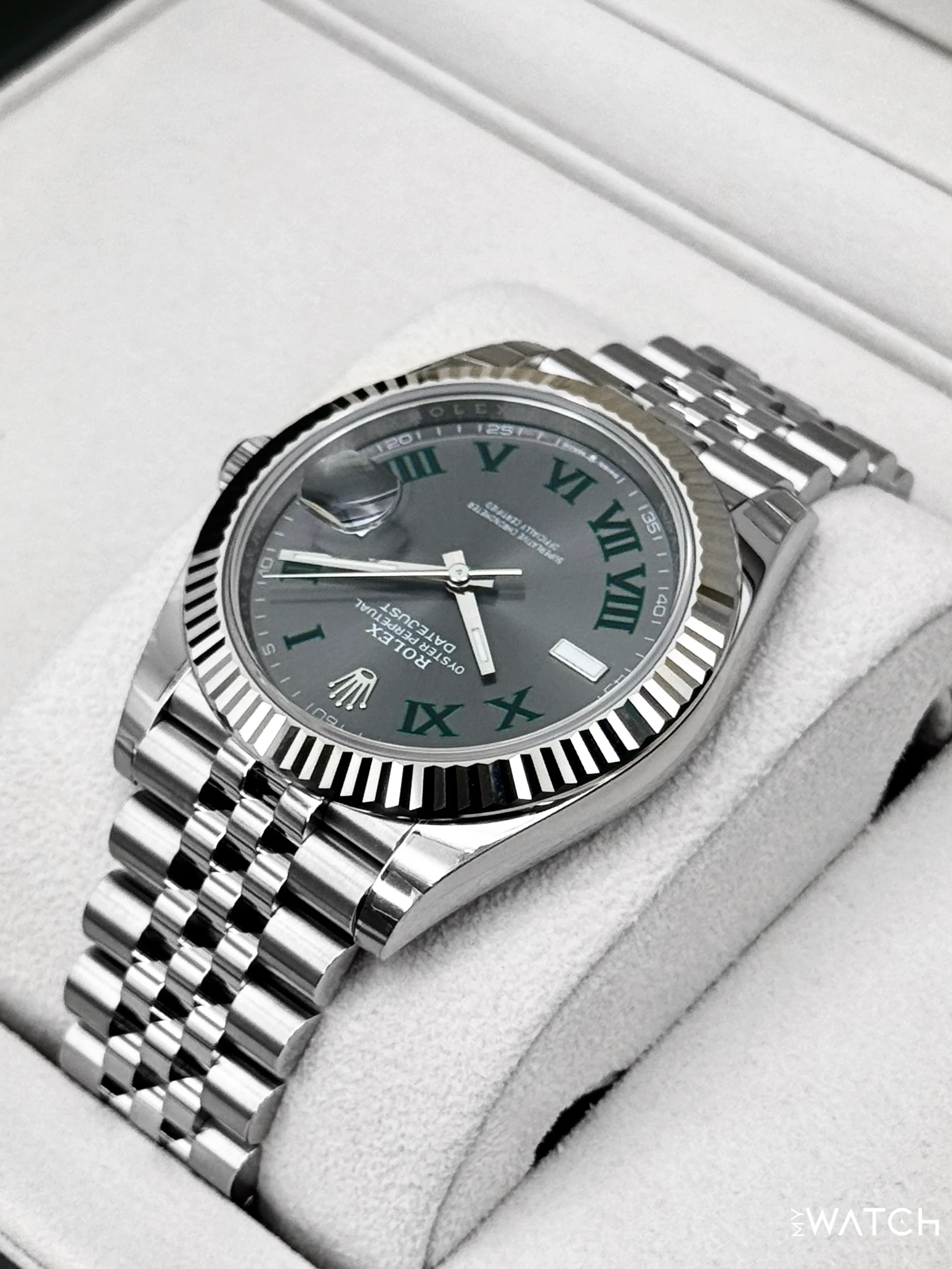 NEW 2026 Rolex Datejust 41mm 126334 Jubilee Wimbledon Dial - Image 7