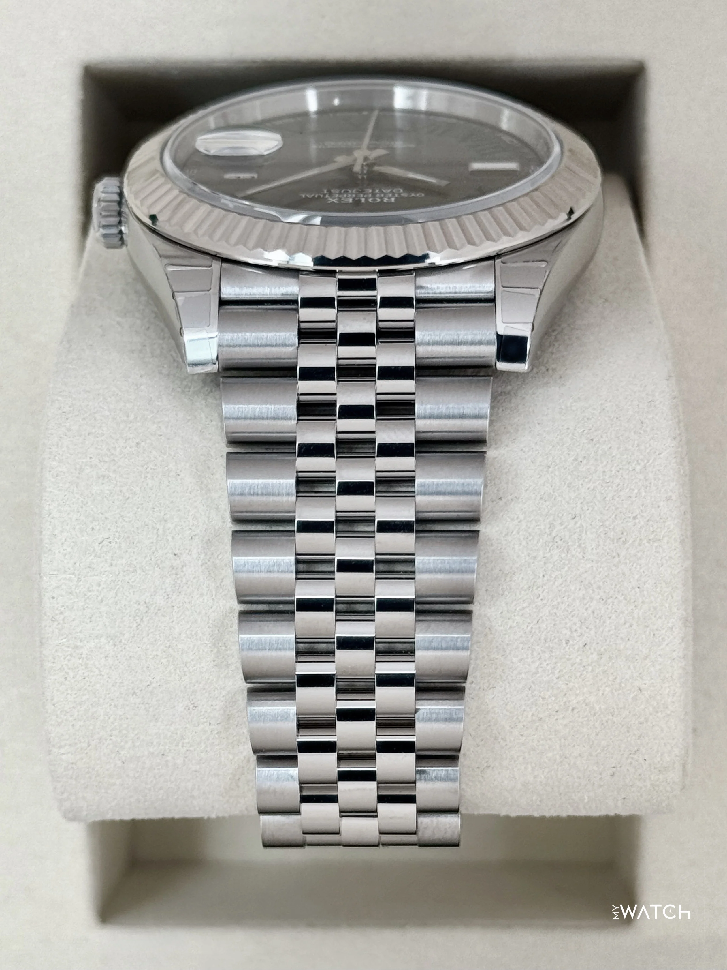 NEW 2026 Rolex Datejust 41mm 126334 Jubilee Wimbledon Dial (STICKERED) - Image 4