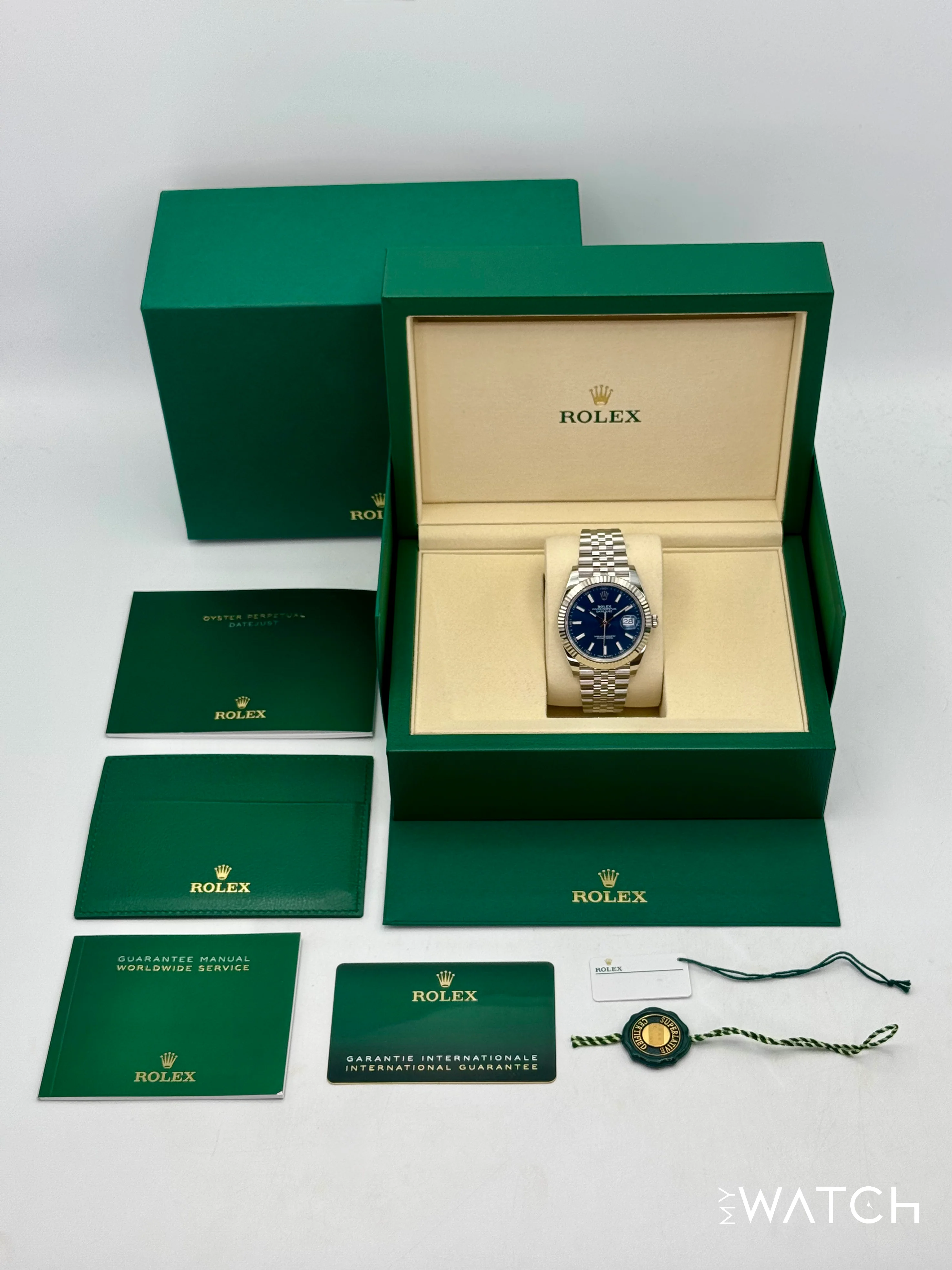 NEW 2026 Rolex Datejust 41mm 126334 Stainless Steel Jubilee Blue Dial - Image 10