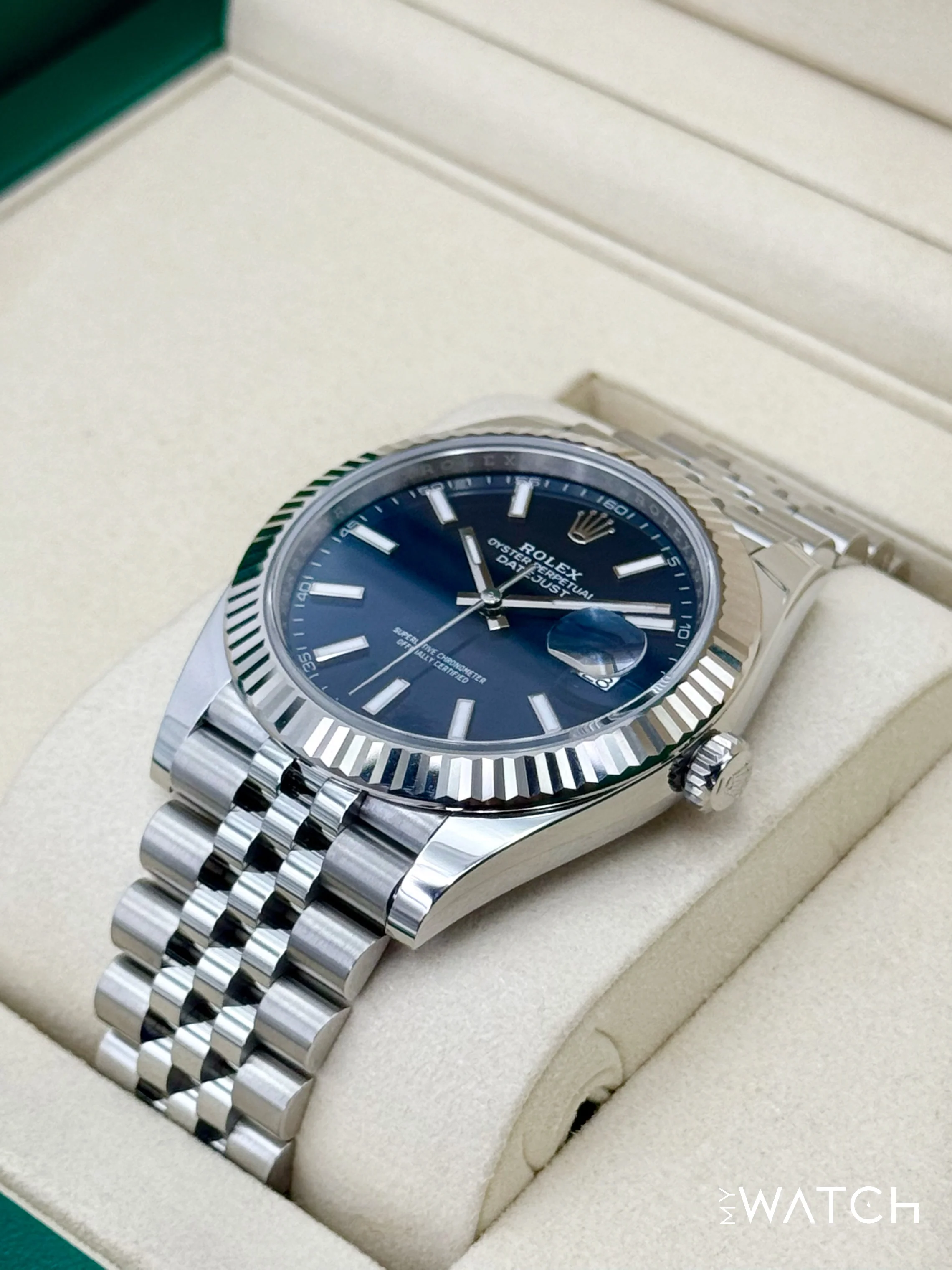 NEW 2026 Rolex Datejust 41mm 126334 Stainless Steel Jubilee Blue Dial - Image 5