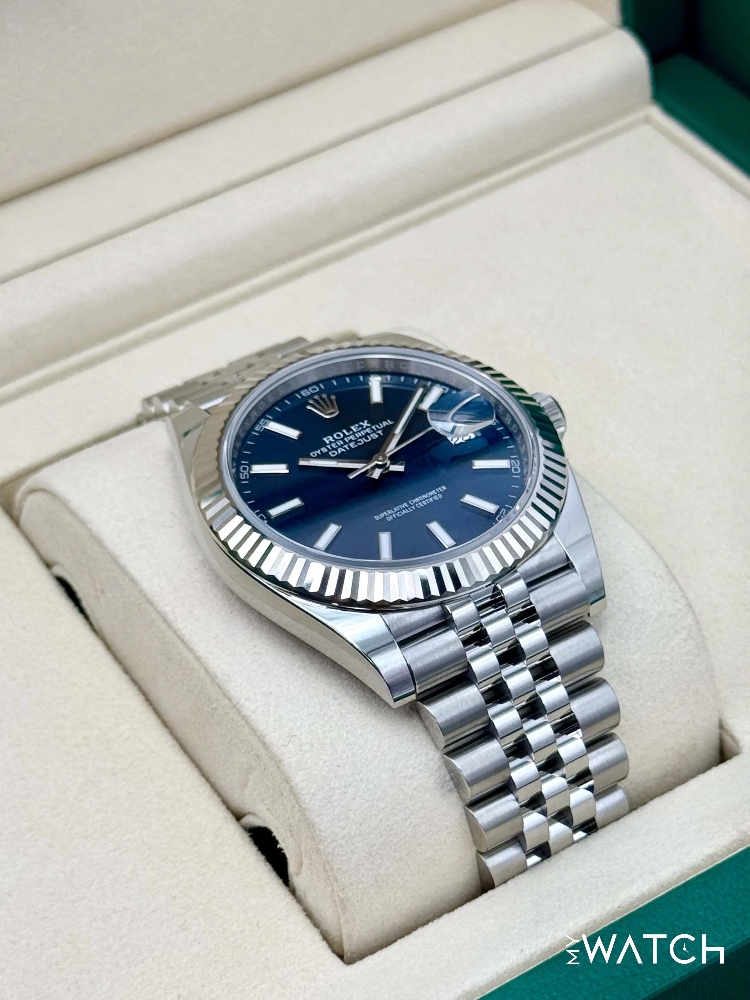 NEW 2026 Rolex Datejust 41mm 126334 Stainless Steel Jubilee Blue Dial - Image 6
