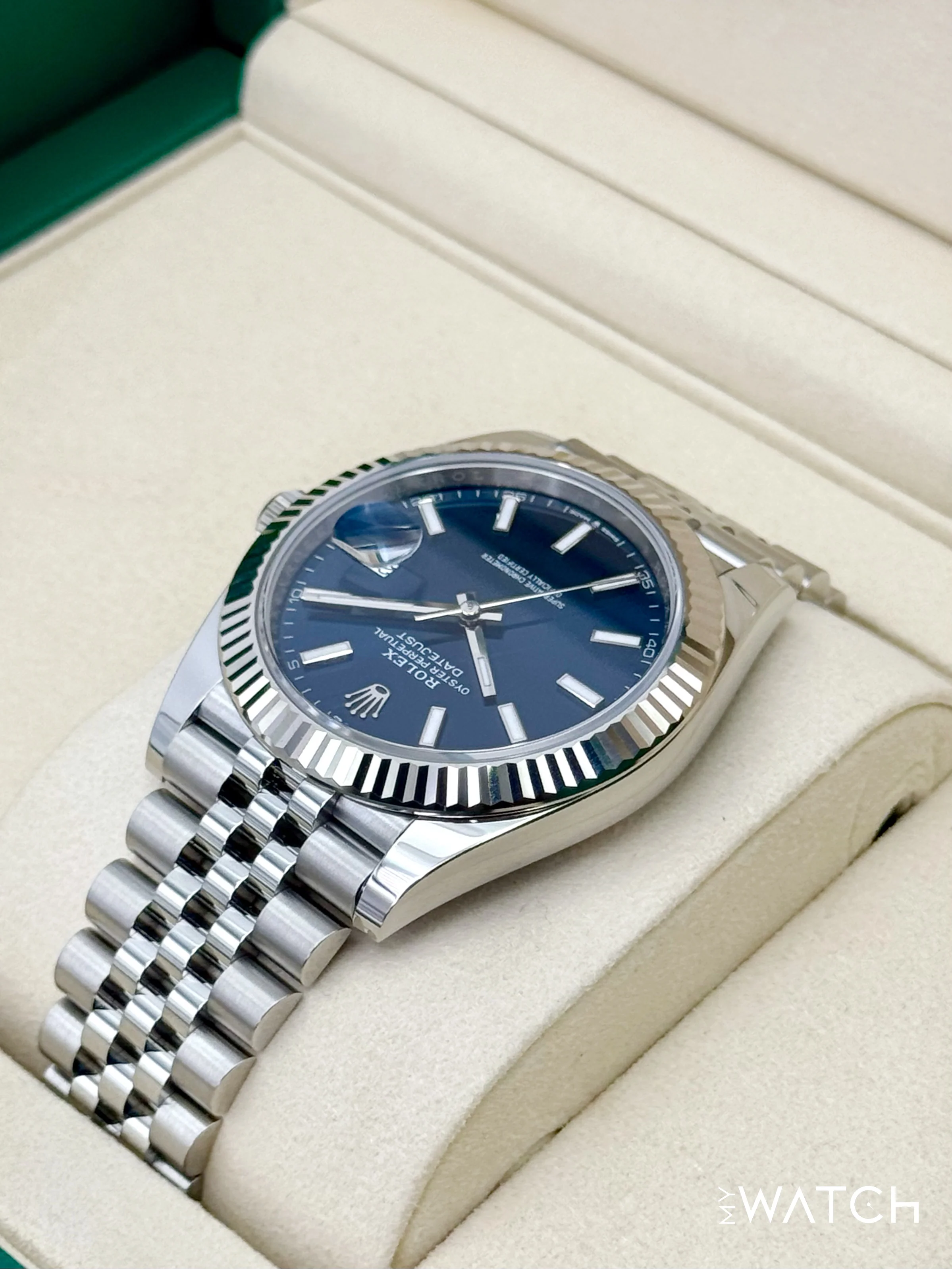 NEW 2026 Rolex Datejust 41mm 126334 Stainless Steel Jubilee Blue Dial - Image 7