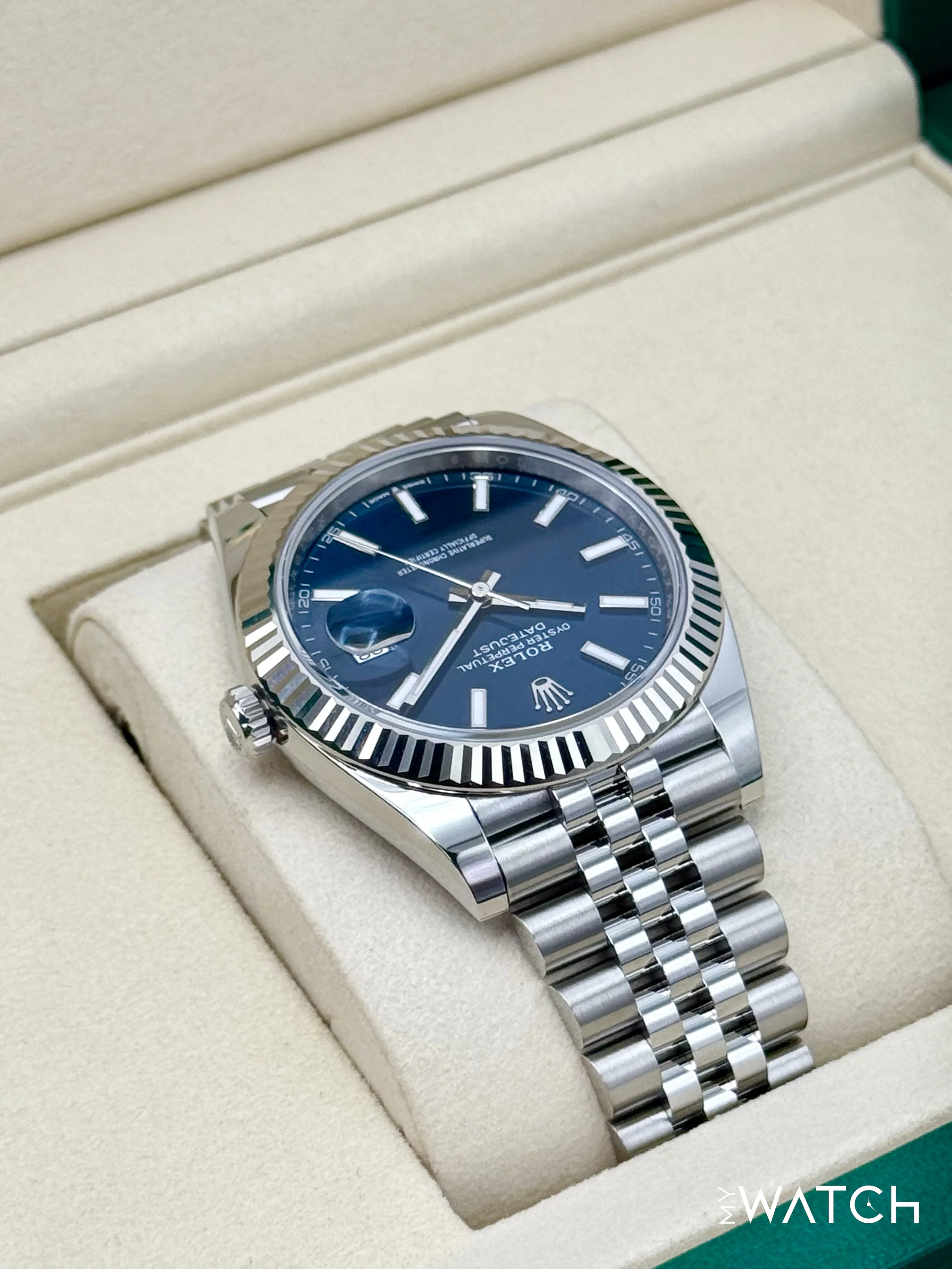 NEW 2026 Rolex Datejust 41mm 126334 Stainless Steel Jubilee Blue Dial - Image 8