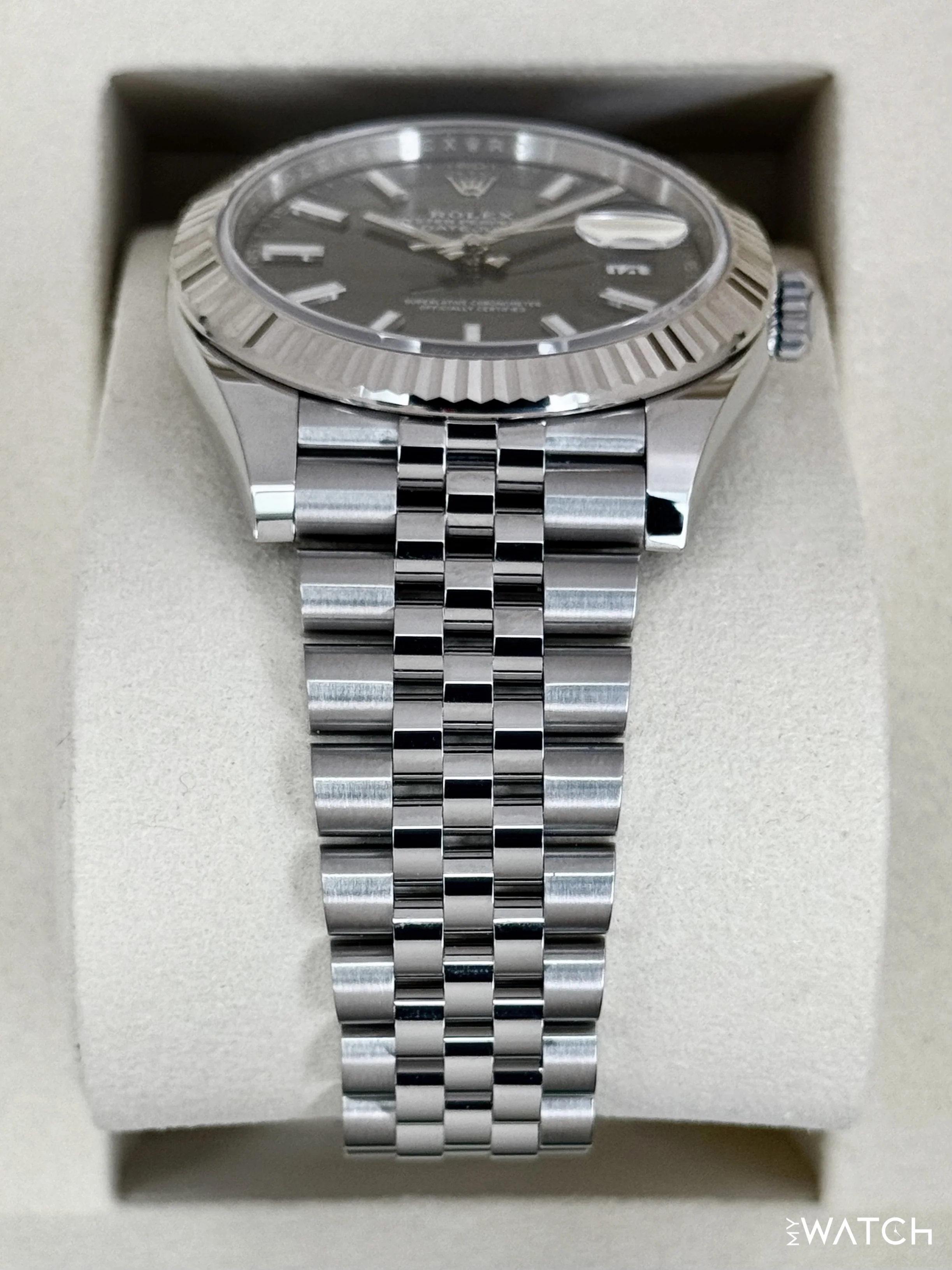 NEW 2026 Rolex Datejust 41mm 126334 Stainless Steel Jubilee Rhodium Dial - Image 3