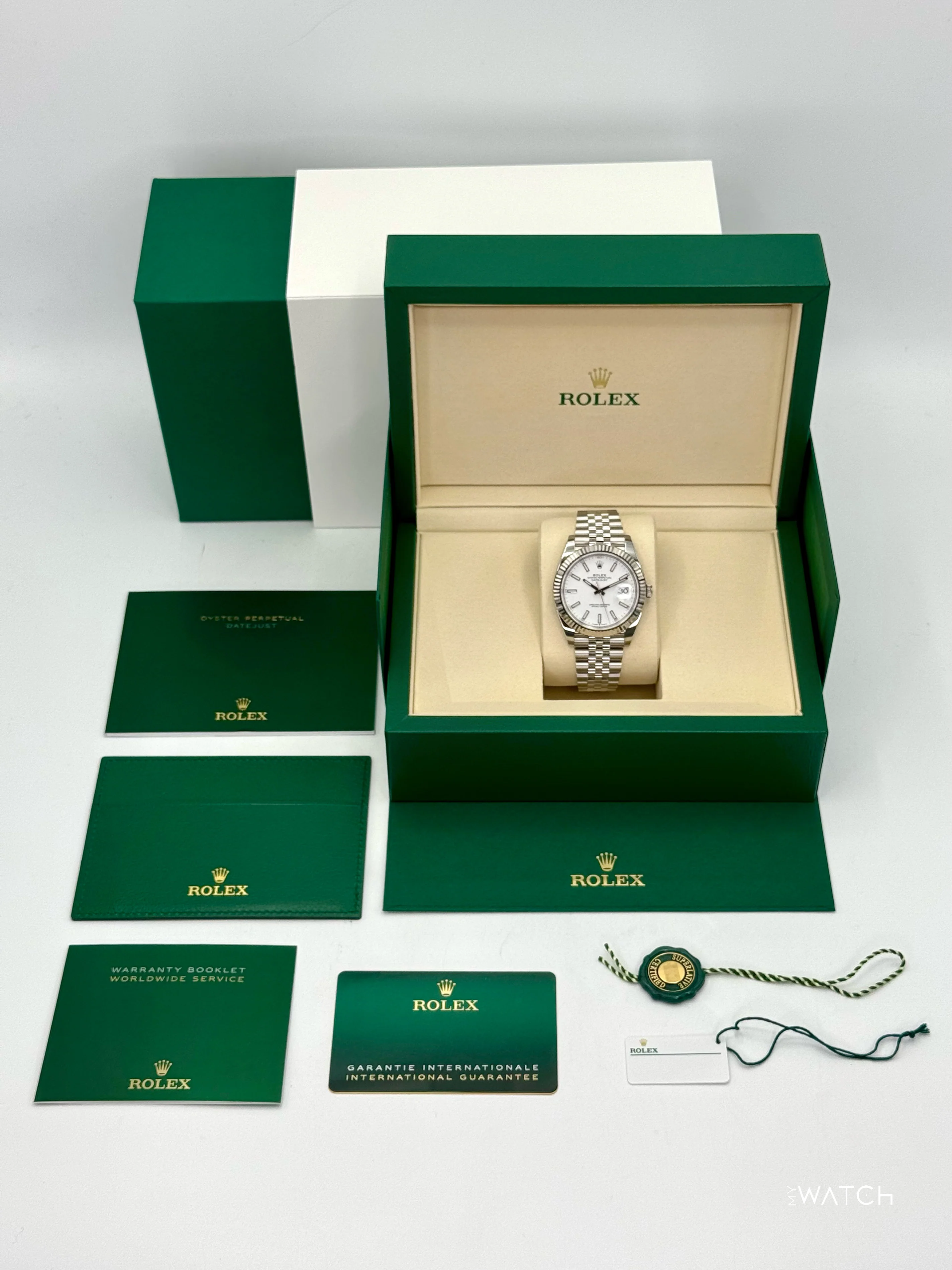 NEW 2026 Rolex Datejust 41mm 126334 Stainless Steel Jubilee White Dial - Image 10