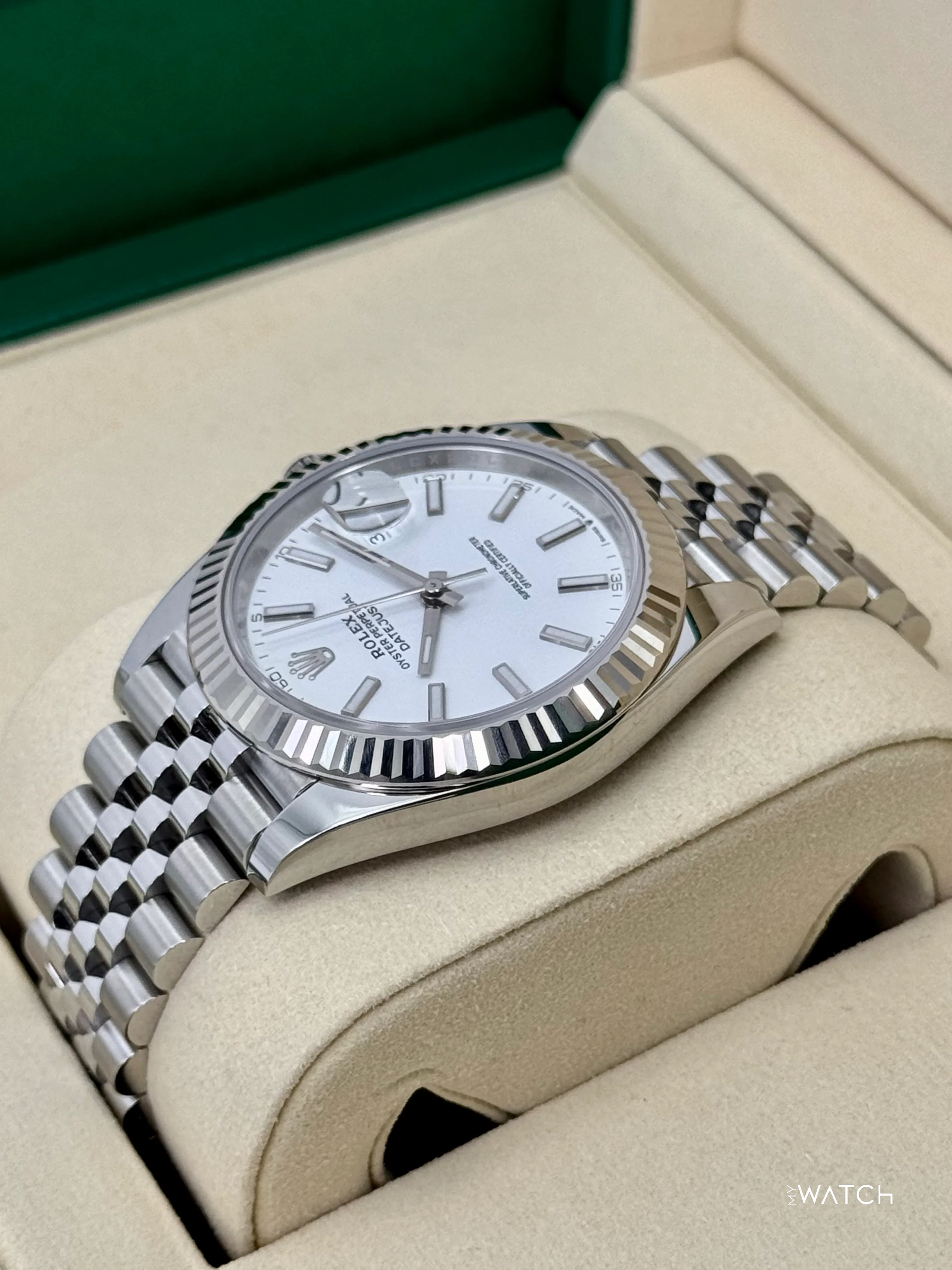 NEW 2026 Rolex Datejust 41mm 126334 Stainless Steel Jubilee White Dial - Image 7