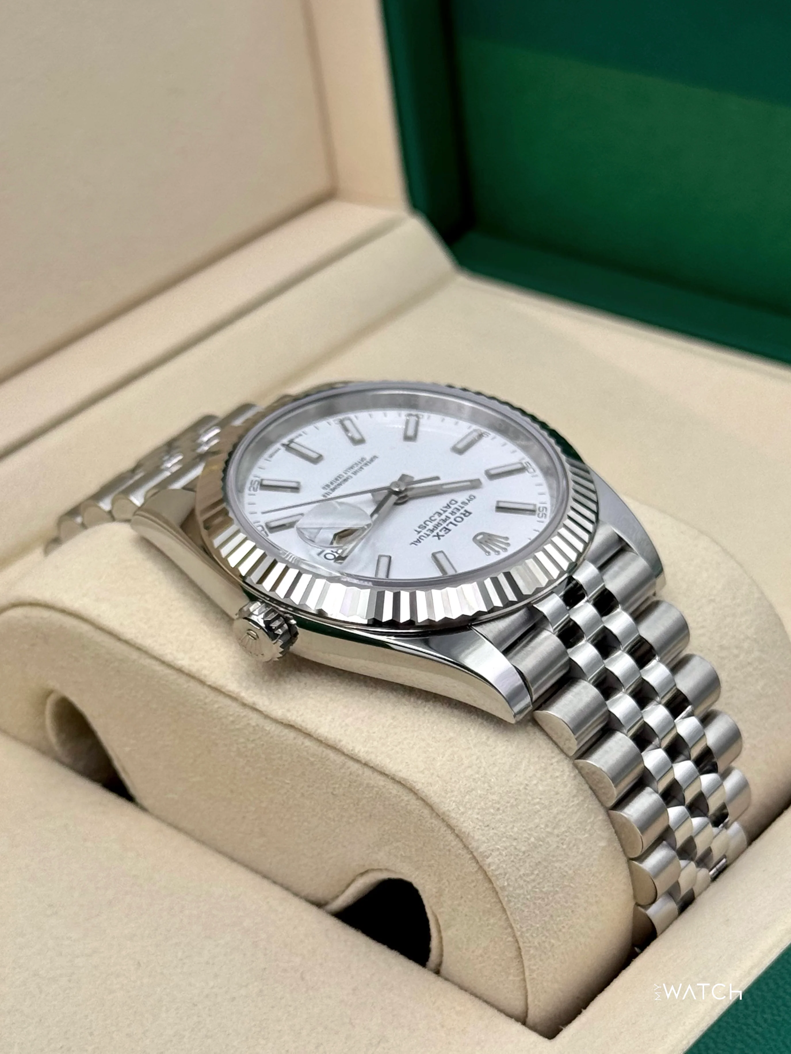 NEW 2026 Rolex Datejust 41mm 126334 Stainless Steel Jubilee White Dial - Image 8