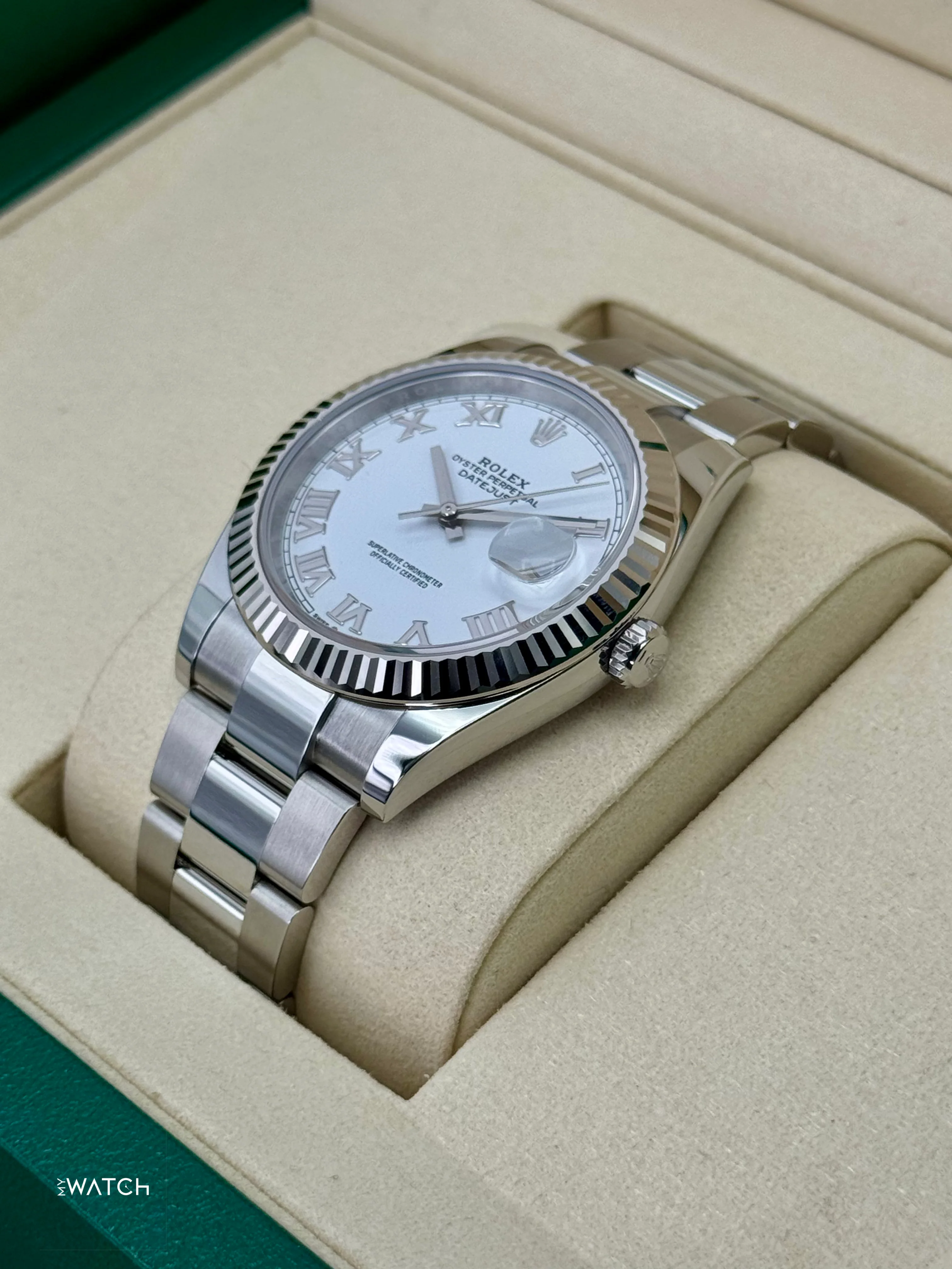 NEW 2026 Rolex Datejust 41mm 126334 Stainless Steel Oyster White Dial - Image 5