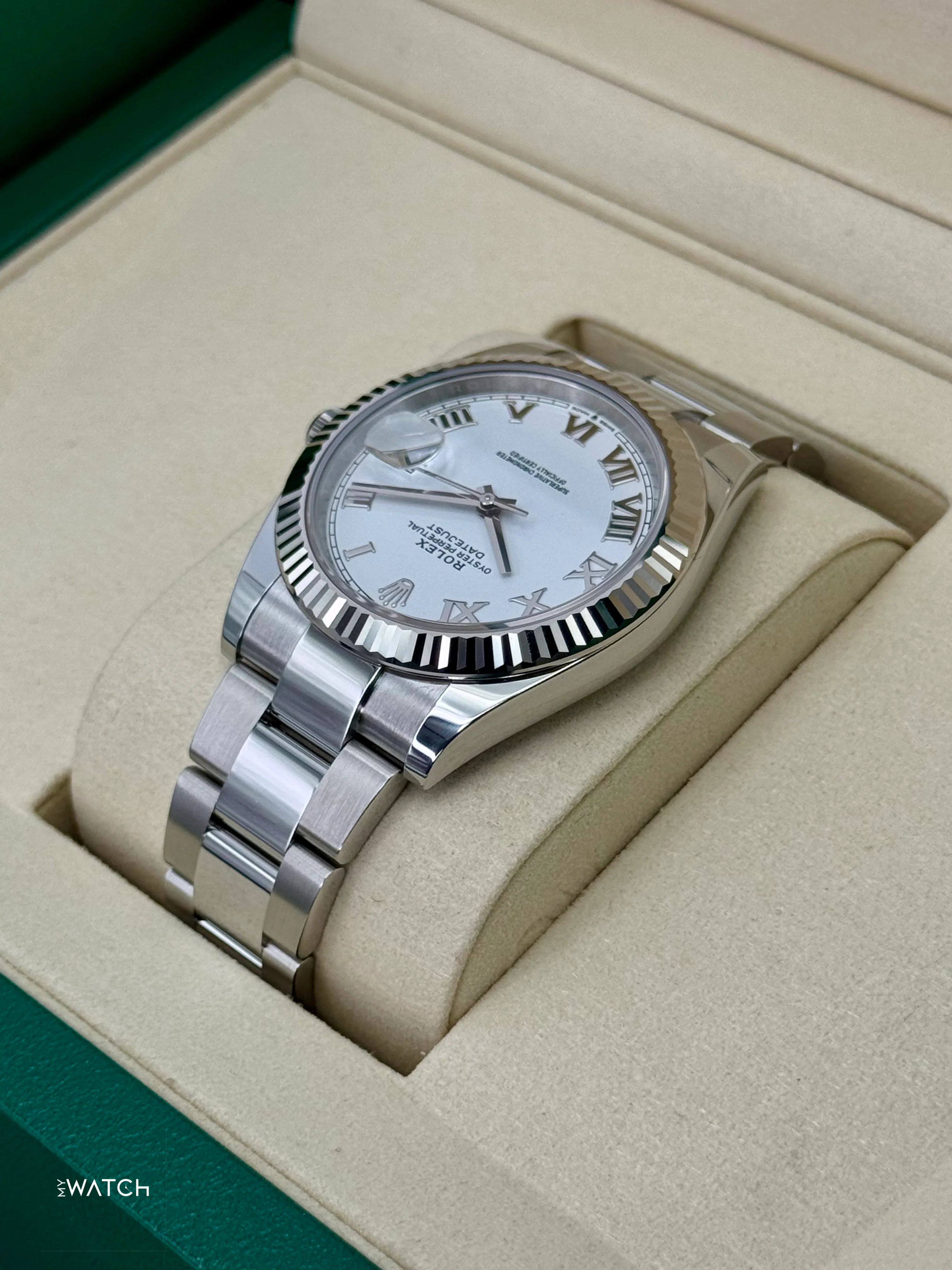 NEW 2026 Rolex Datejust 41mm 126334 Stainless Steel Oyster White Dial - Image 7