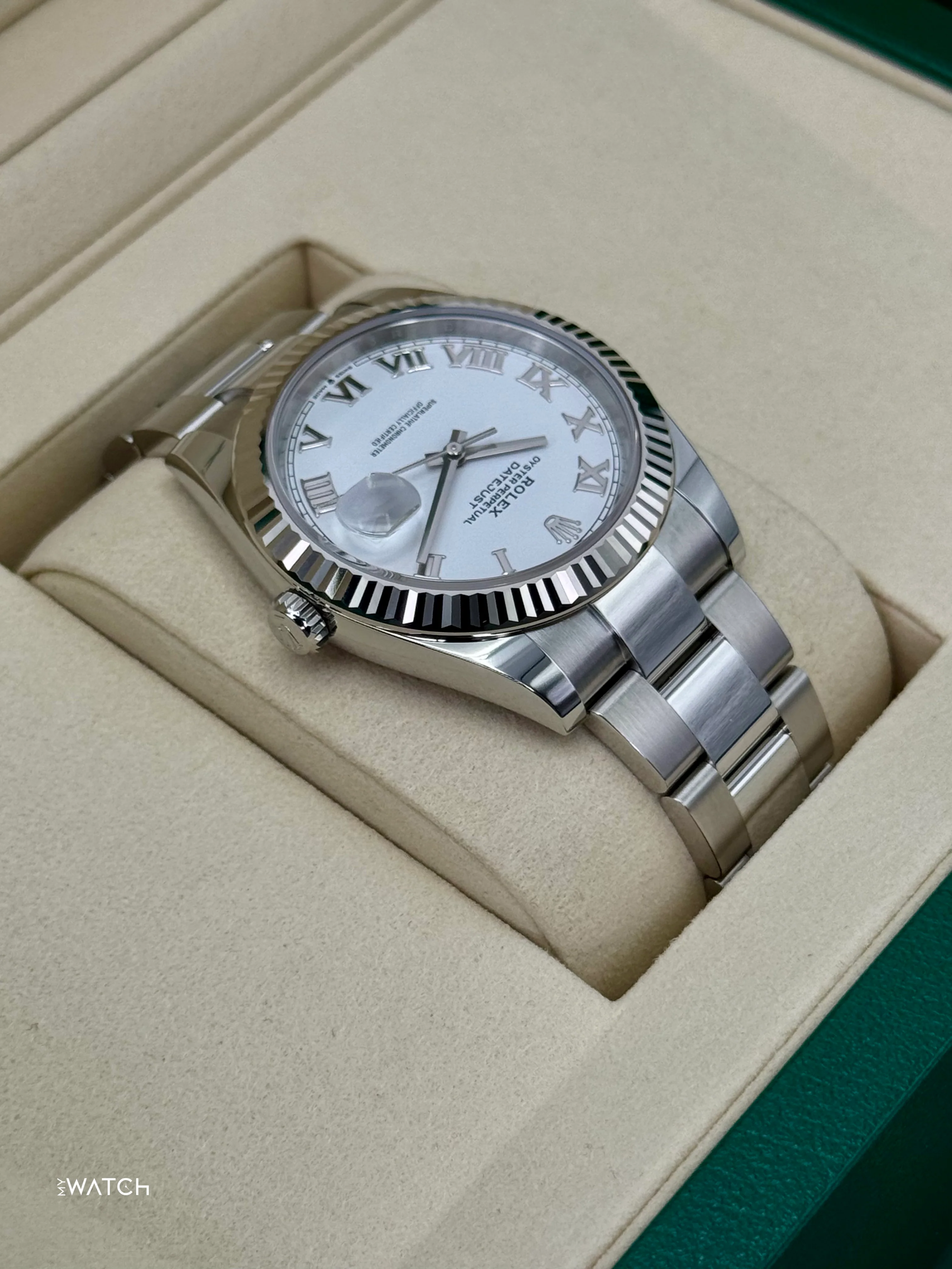 NEW 2026 Rolex Datejust 41mm 126334 Stainless Steel Oyster White Dial - Image 8