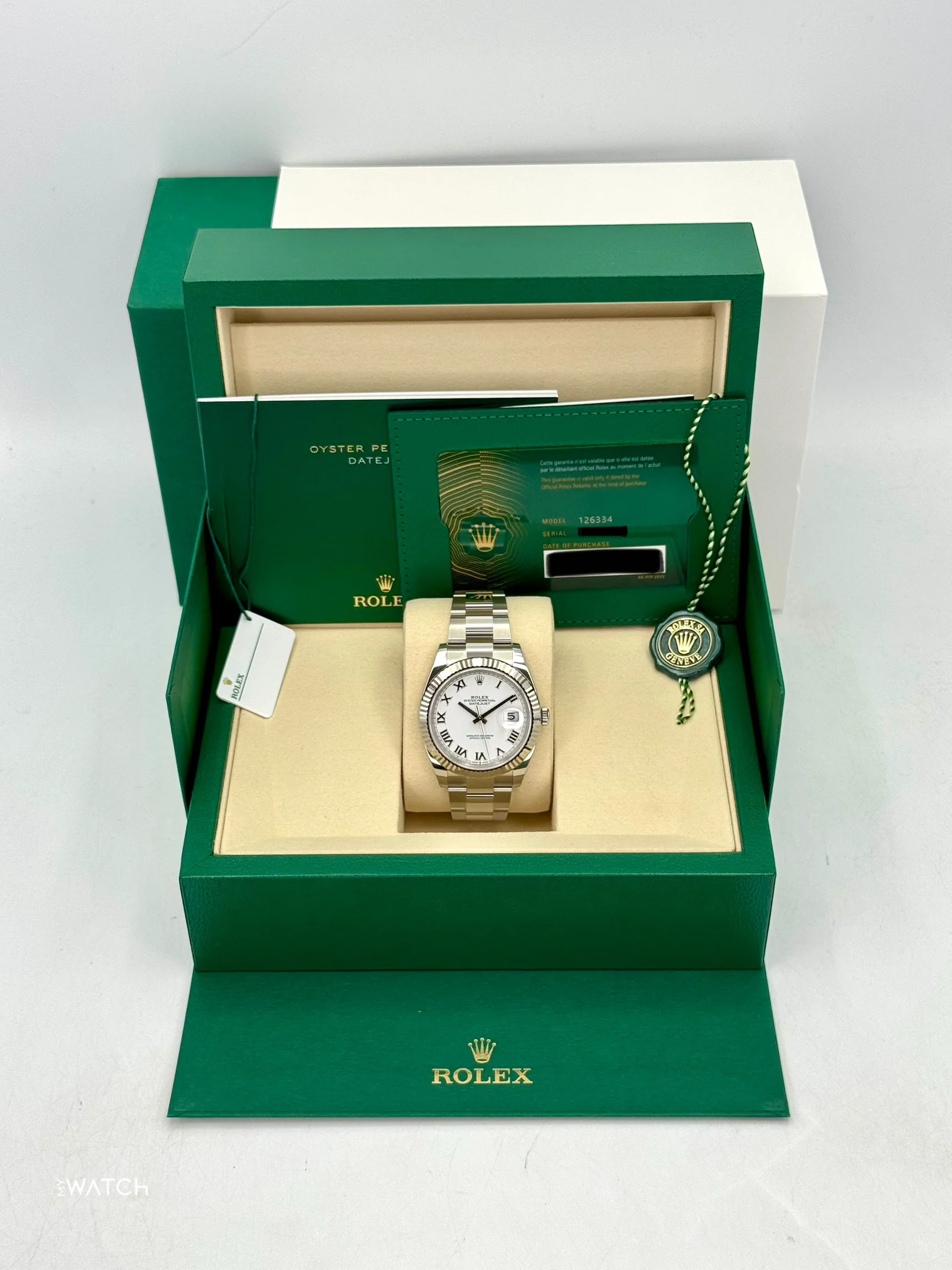 NEW 2026 Rolex Datejust 41mm 126334 Stainless Steel Oyster White Dial - Image 9