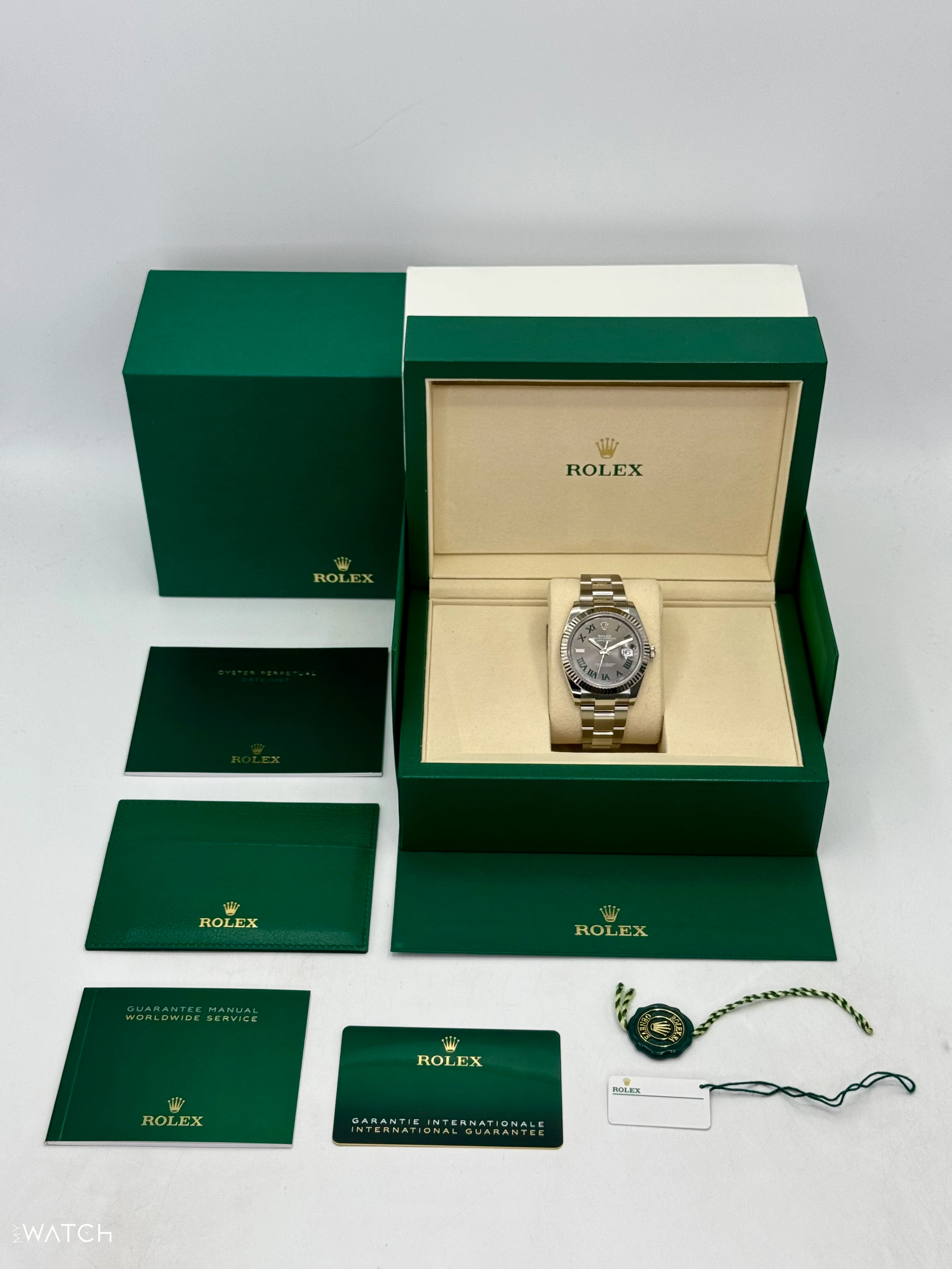 NEW 2026 Rolex Datejust 41mm 126334 Stainless Steel Oyster Wimbledon Dial - Image 10