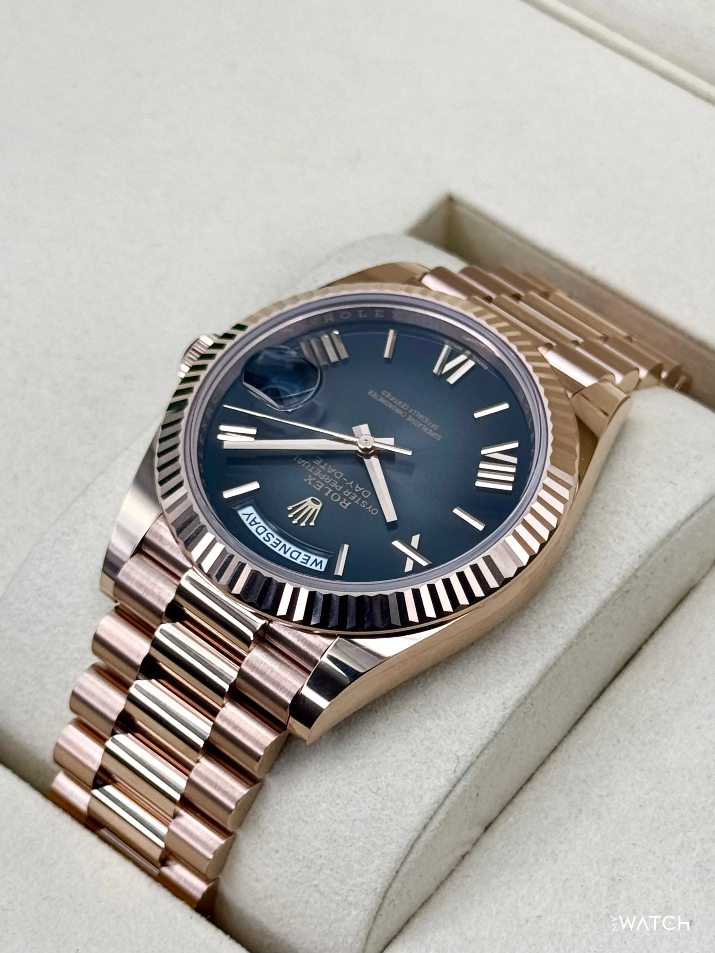 NEW 2026 Rolex Day-Date 40mm 228235 Presidential Slate Ombre Dial - Image 7