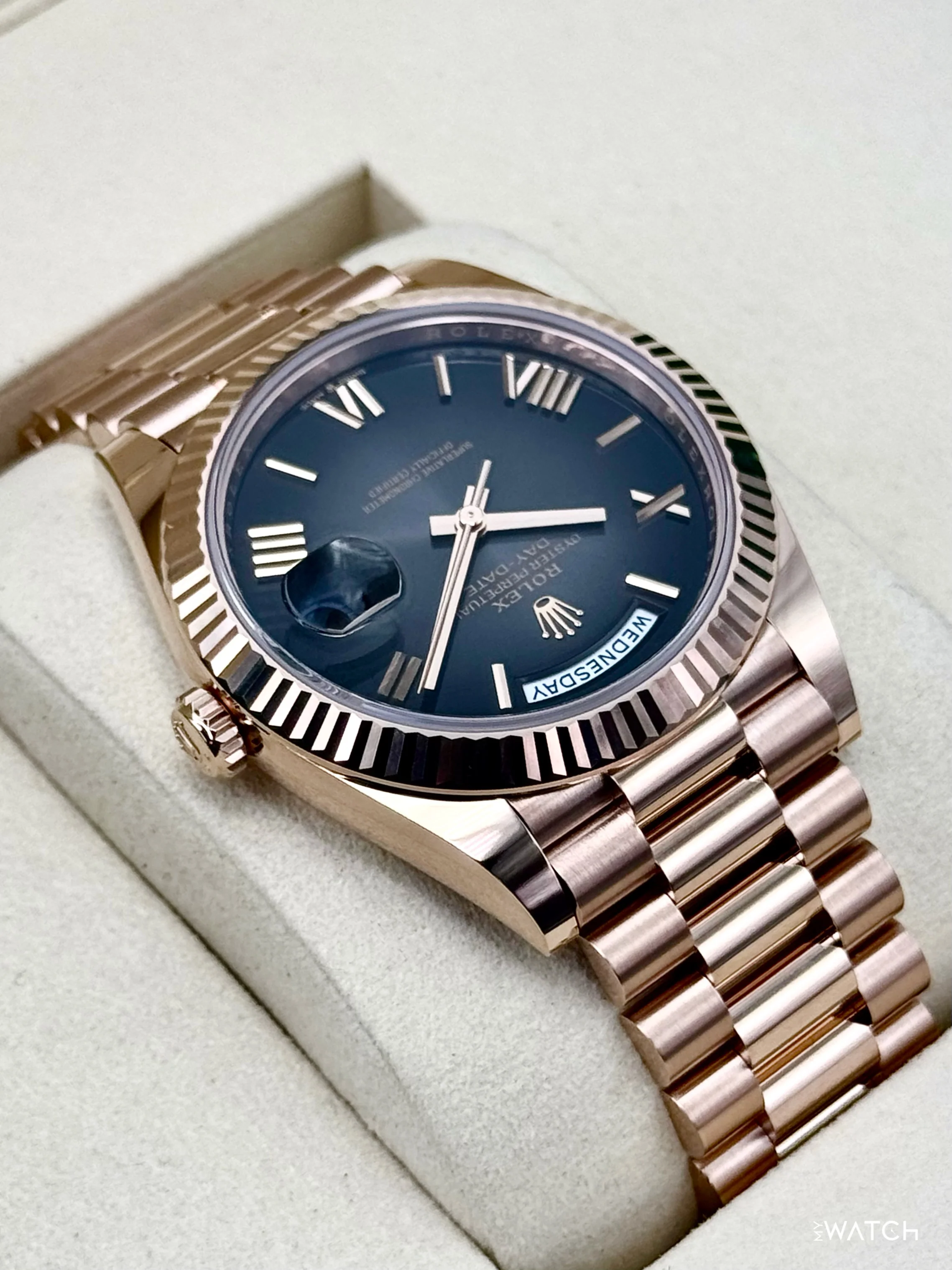 NEW 2026 Rolex Day-Date 40mm 228235 Presidential Slate Ombre Dial - Image 8