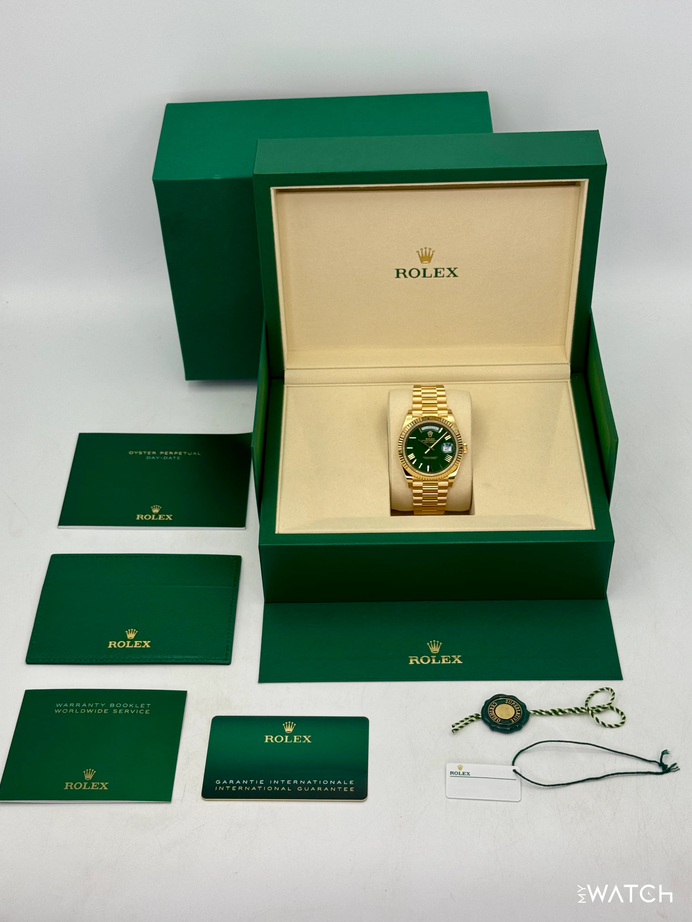 NEW 2026 Rolex Day-Date 40mm 228238 Presidential Green Dial - Image 10