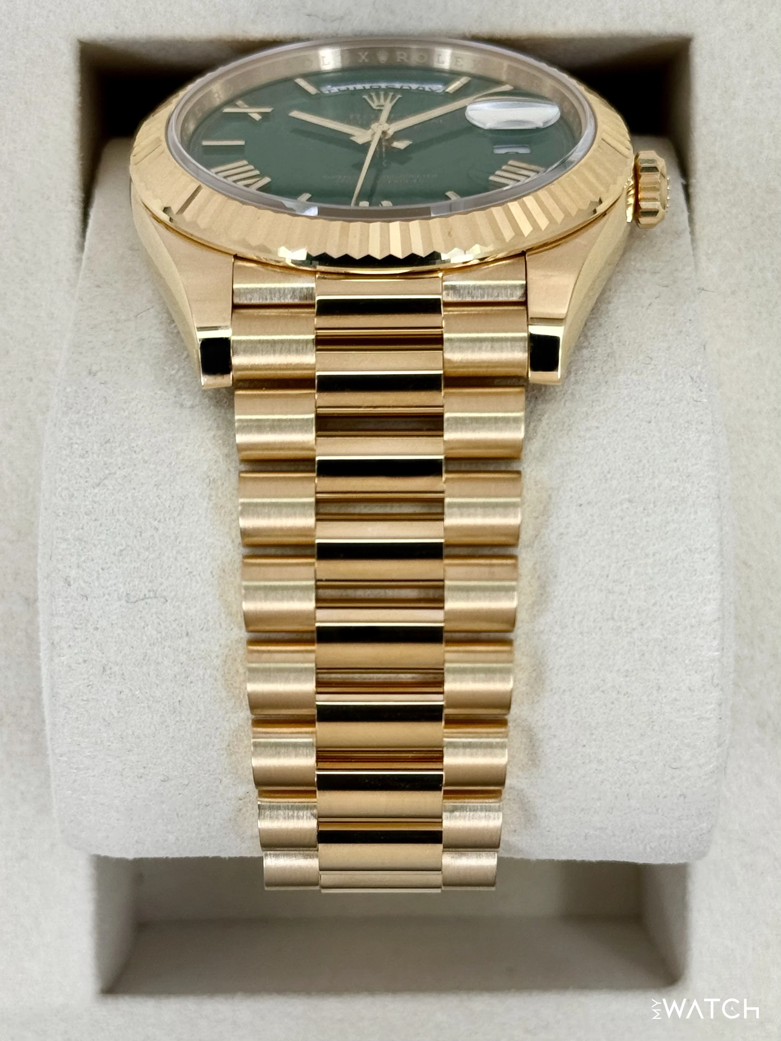 NEW 2026 Rolex Day-Date 40mm 228238 Presidential Green Dial - Image 3