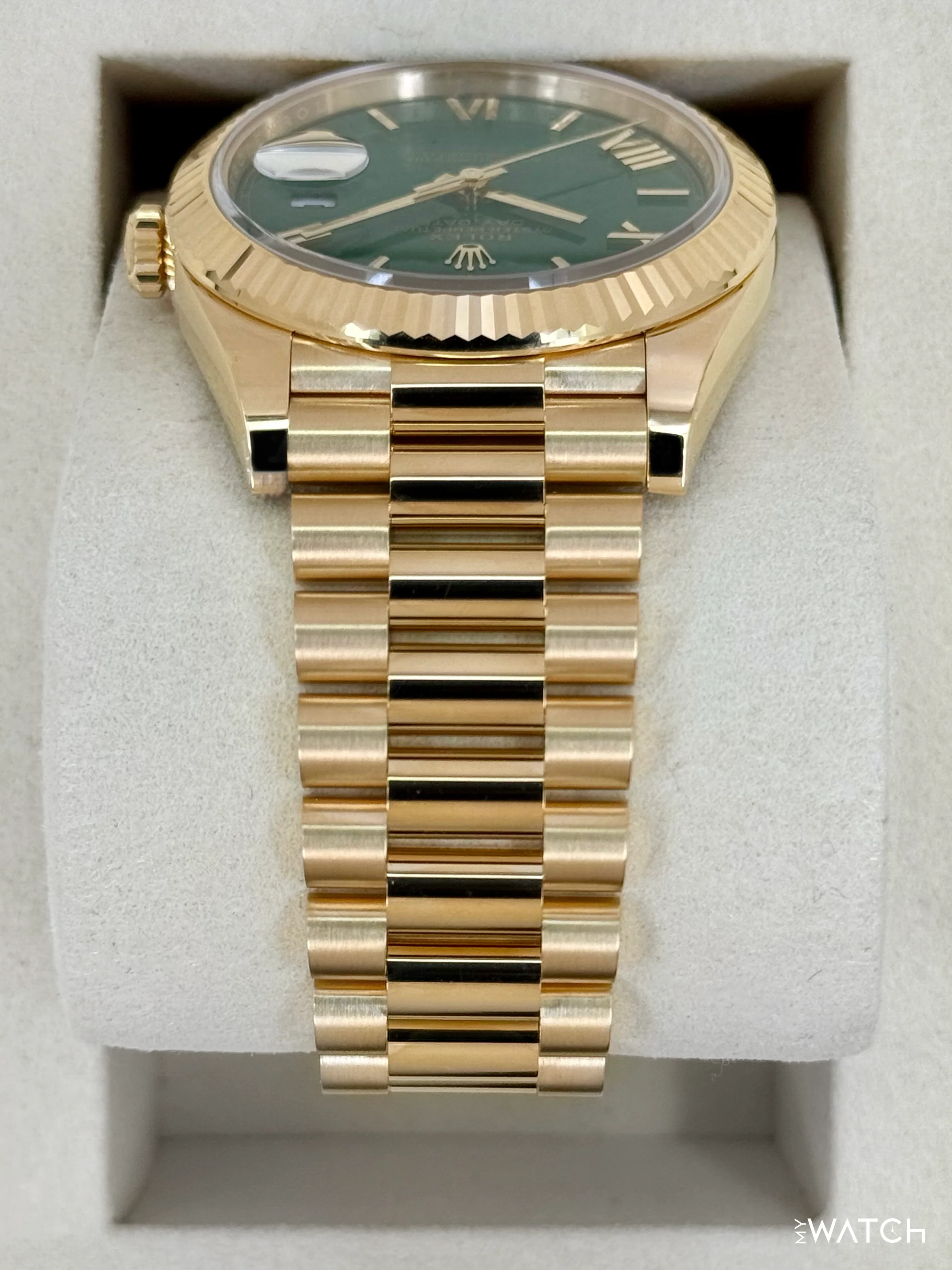 NEW 2026 Rolex Day-Date 40mm 228238 Presidential Green Dial - Image 4