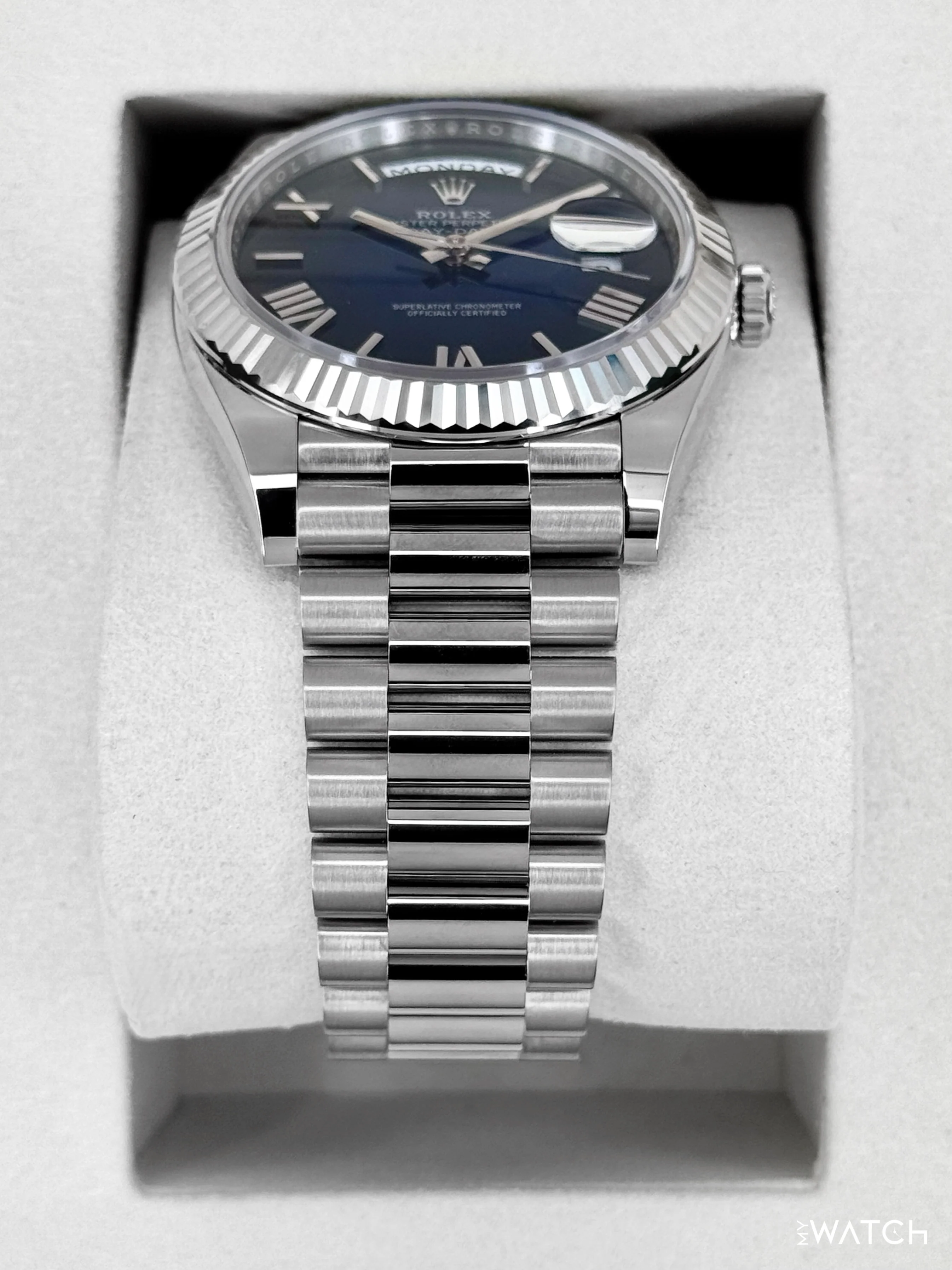 NEW 2026 Rolex Day-Date 40mm 228239 Presidential Blue Ombre Dial - Image 3