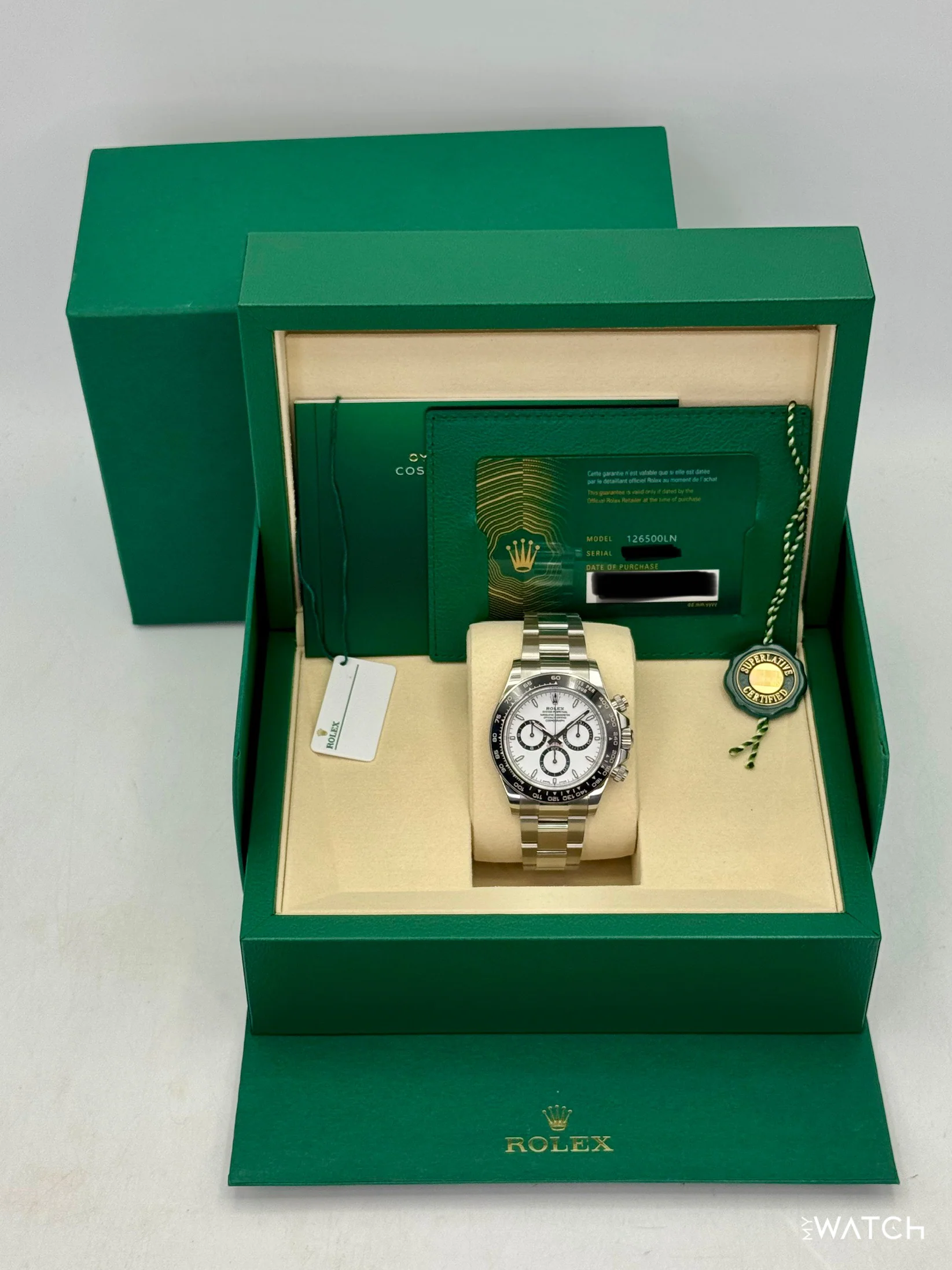 NEW 2026 Rolex Daytona 40mm 126500LN Stainless Steel Panda Dial - Image 9