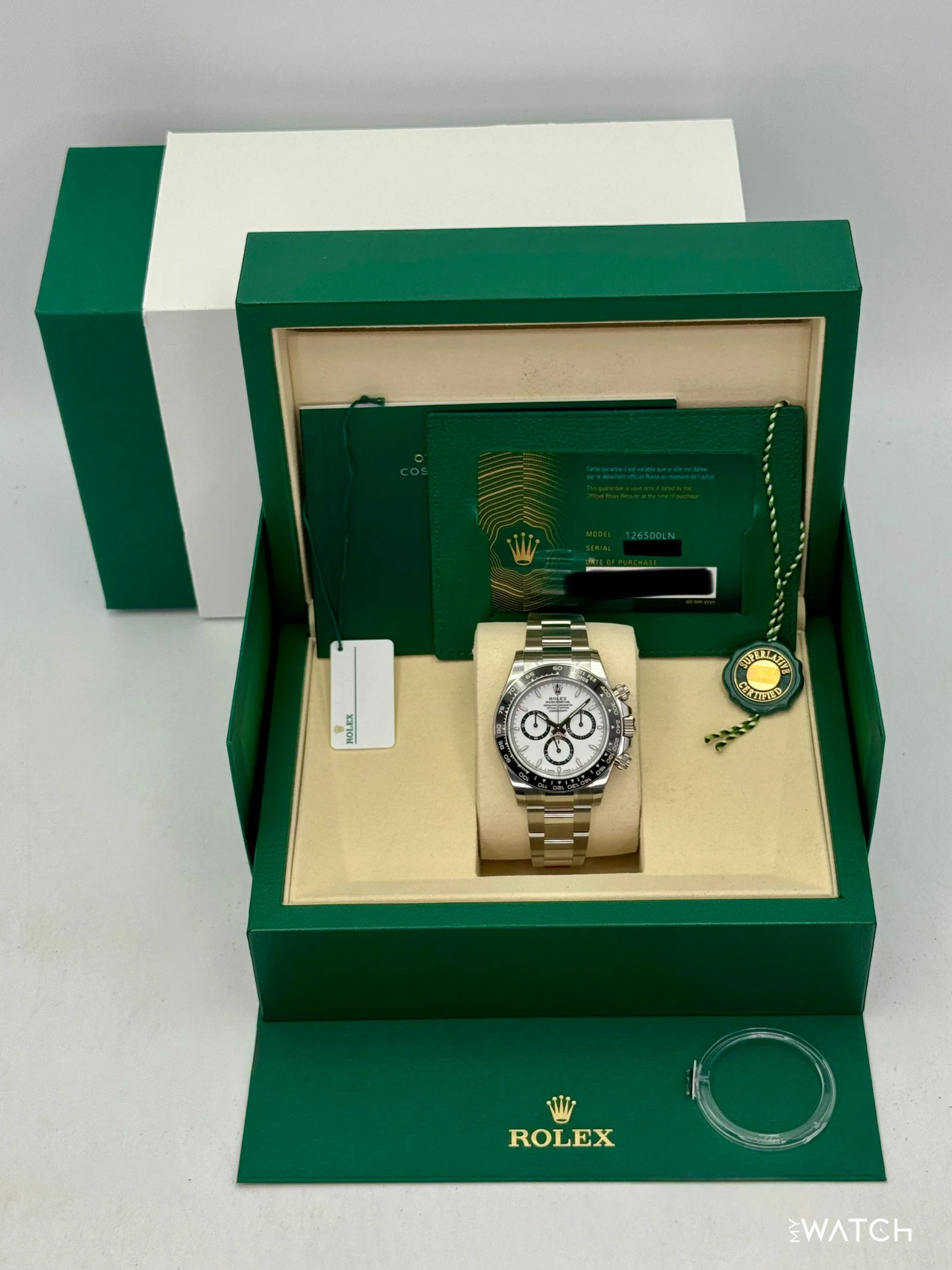 NEW 2026 Rolex Daytona 40mm 126500LN Stainless Steel Panda Dial (STICKERED) - Image 9