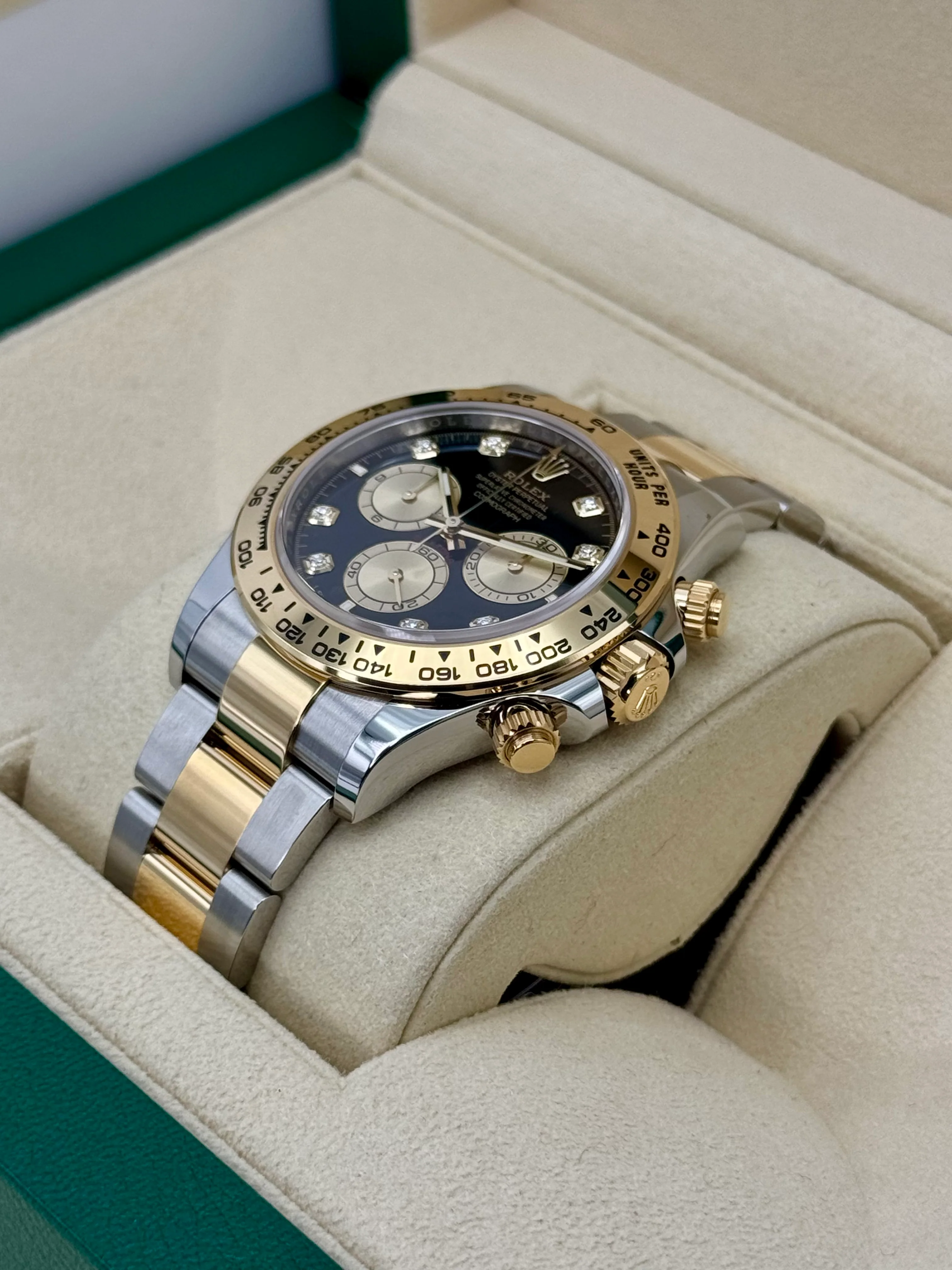 NEW 2025 Rolex Daytona 40mm 126503 Two-Tone Black Diamond Dial - Image 5