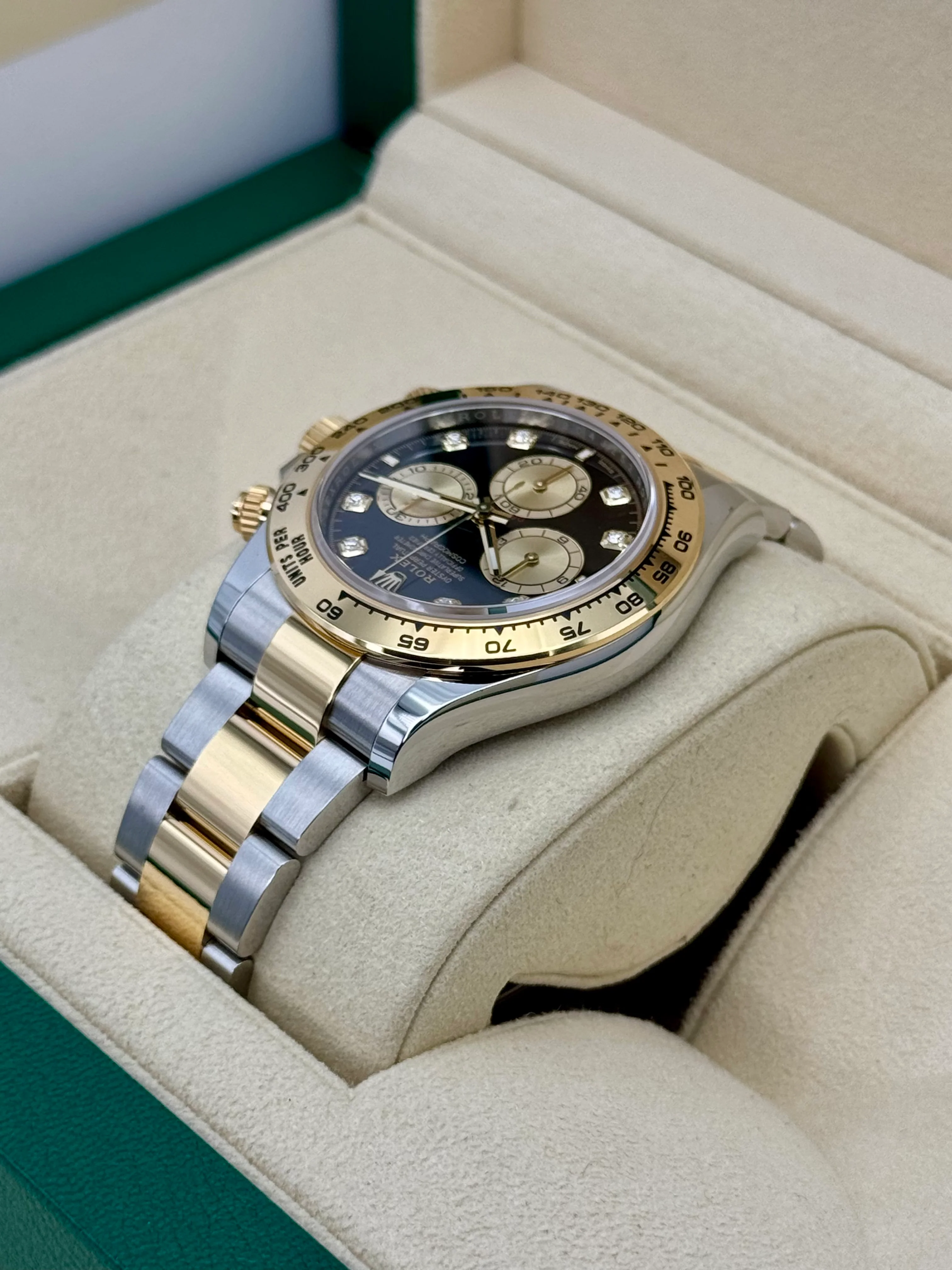 NEW 2025 Rolex Daytona 40mm 126503 Two-Tone Black Diamond Dial - Image 7