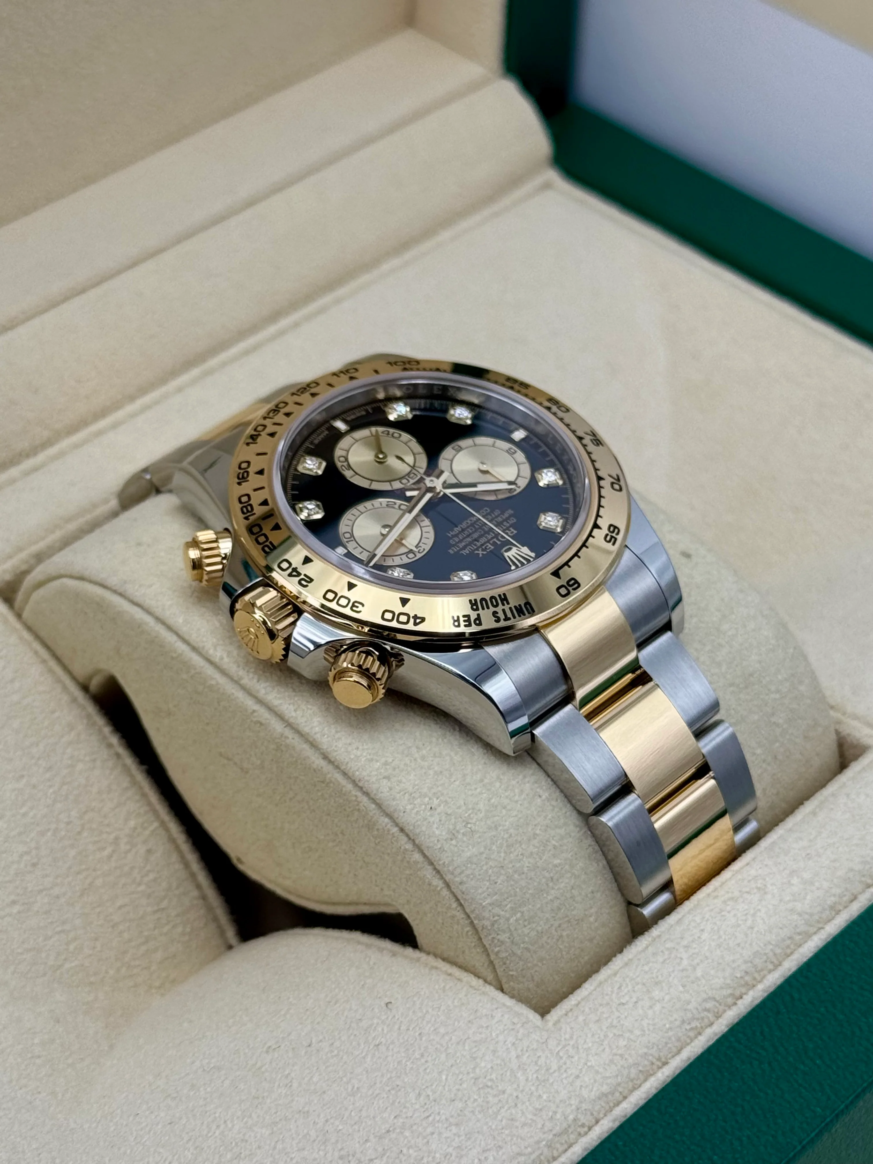 NEW 2025 Rolex Daytona 40mm 126503 Two-Tone Black Diamond Dial - Image 8