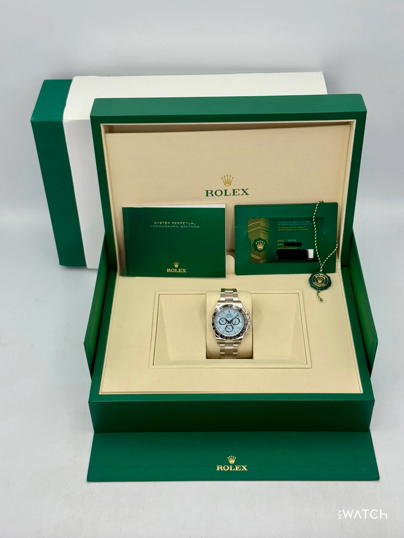 NEW 2026 Rolex Daytona 40mm 126506 Platinum Ice Blue Dial - Image 9