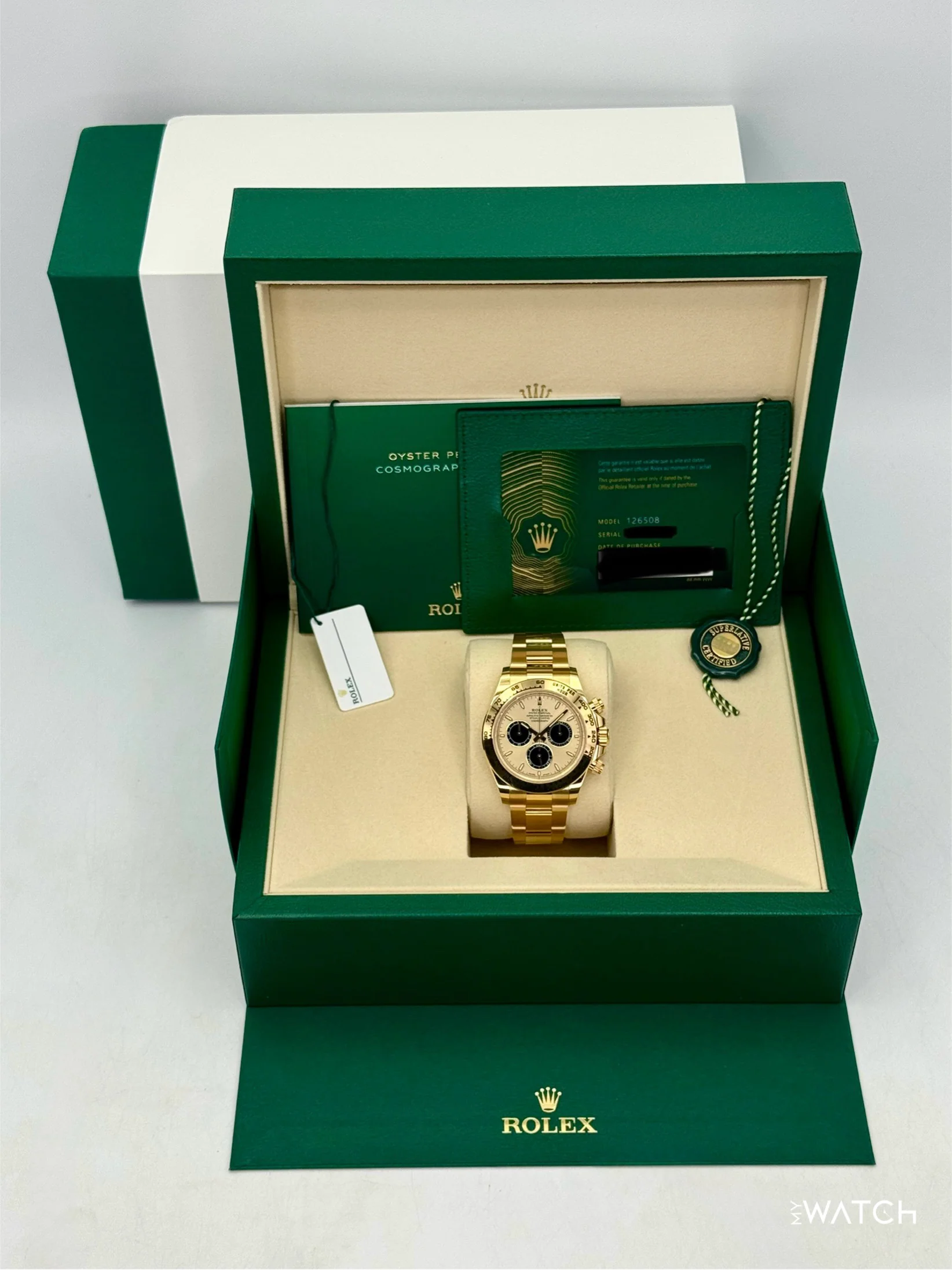 NEW 2026 Rolex Daytona 40mm 126508 18K Yellow Gold Champagne "Pikachu" Dial - Image 9