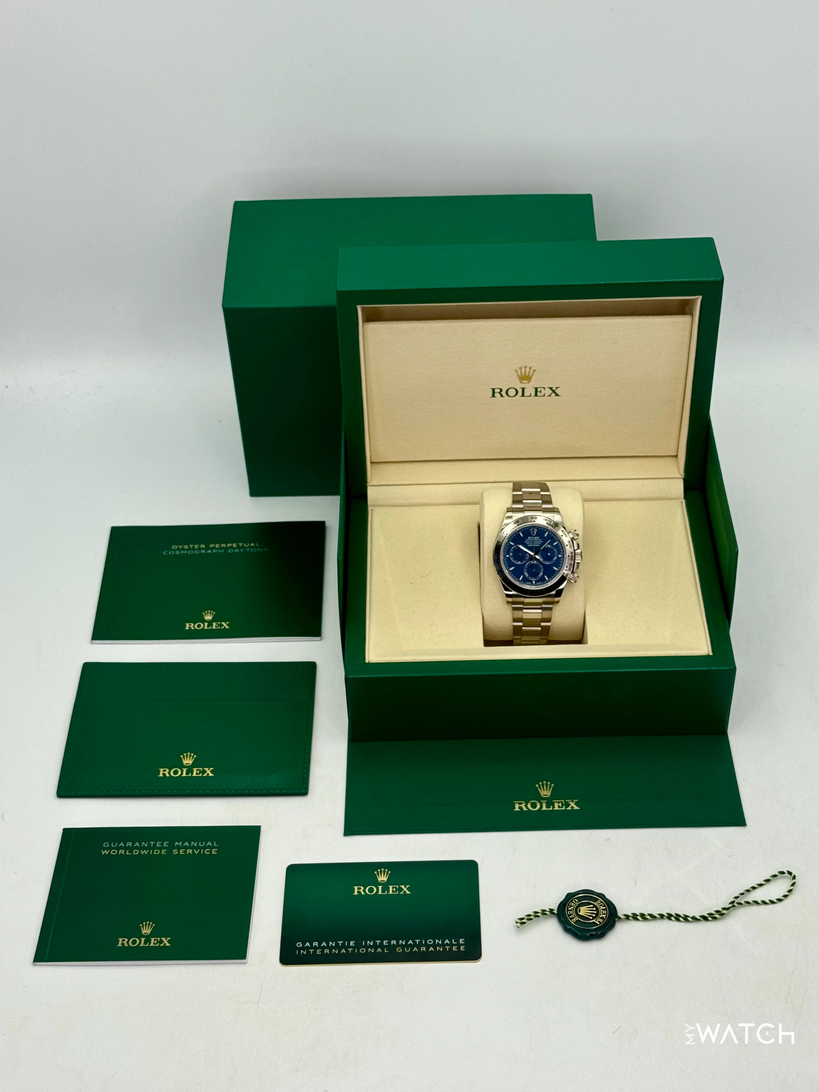 NEW 2026 Rolex Daytona 40mm 126509 White Gold Blue Dial - Image 10