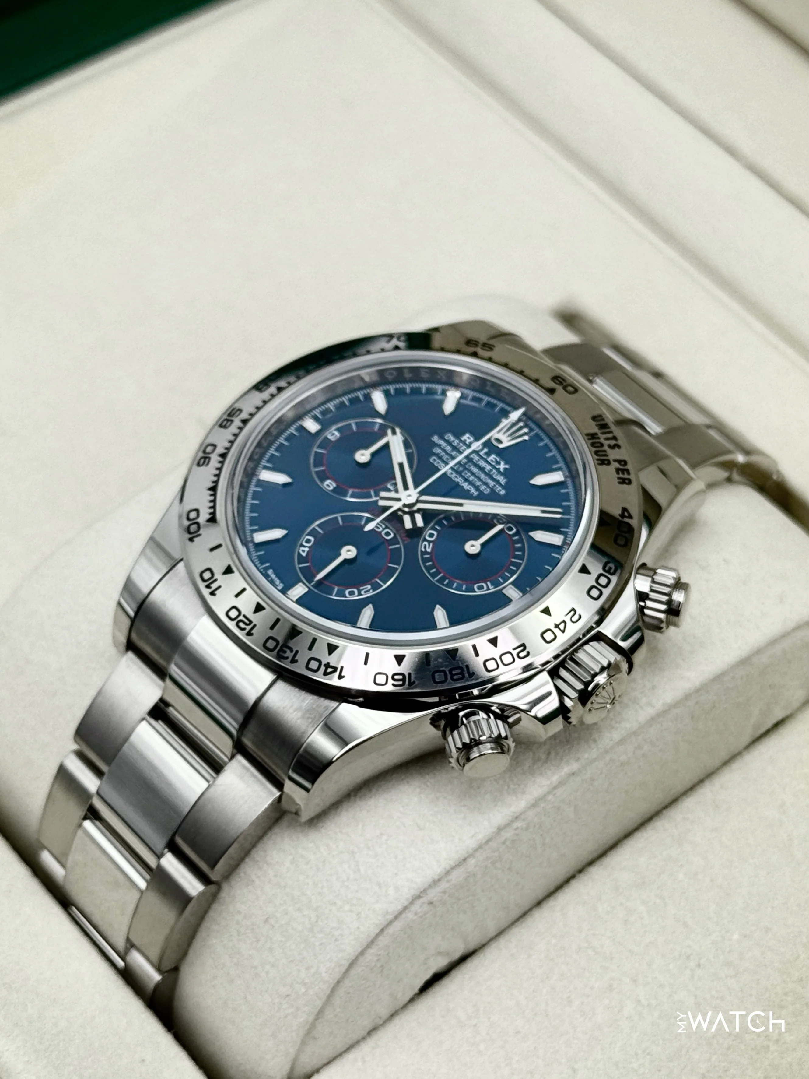NEW 2026 Rolex Daytona 40mm 126509 White Gold Blue Dial - Image 5