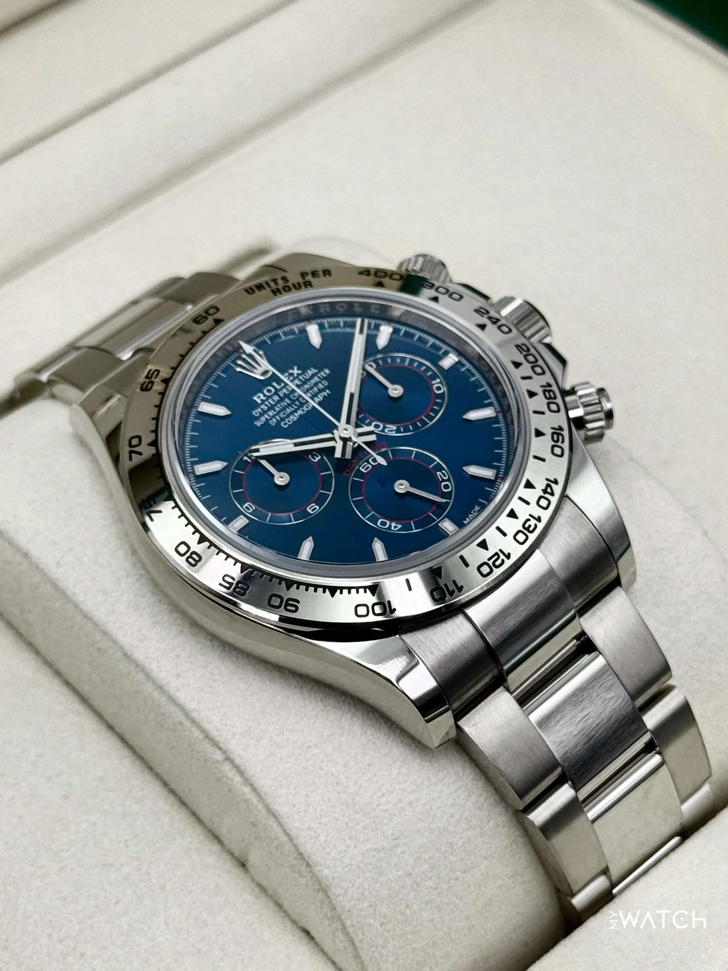 NEW 2026 Rolex Daytona 40mm 126509 White Gold Blue Dial - Image 6