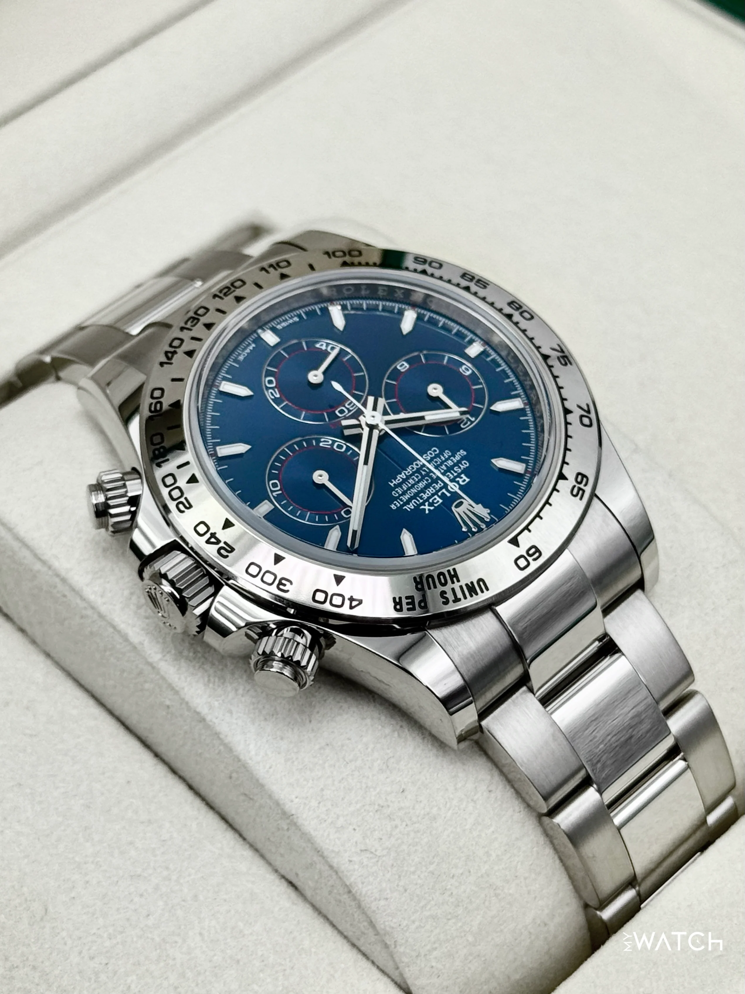 NEW 2026 Rolex Daytona 40mm 126509 White Gold Blue Dial - Image 8
