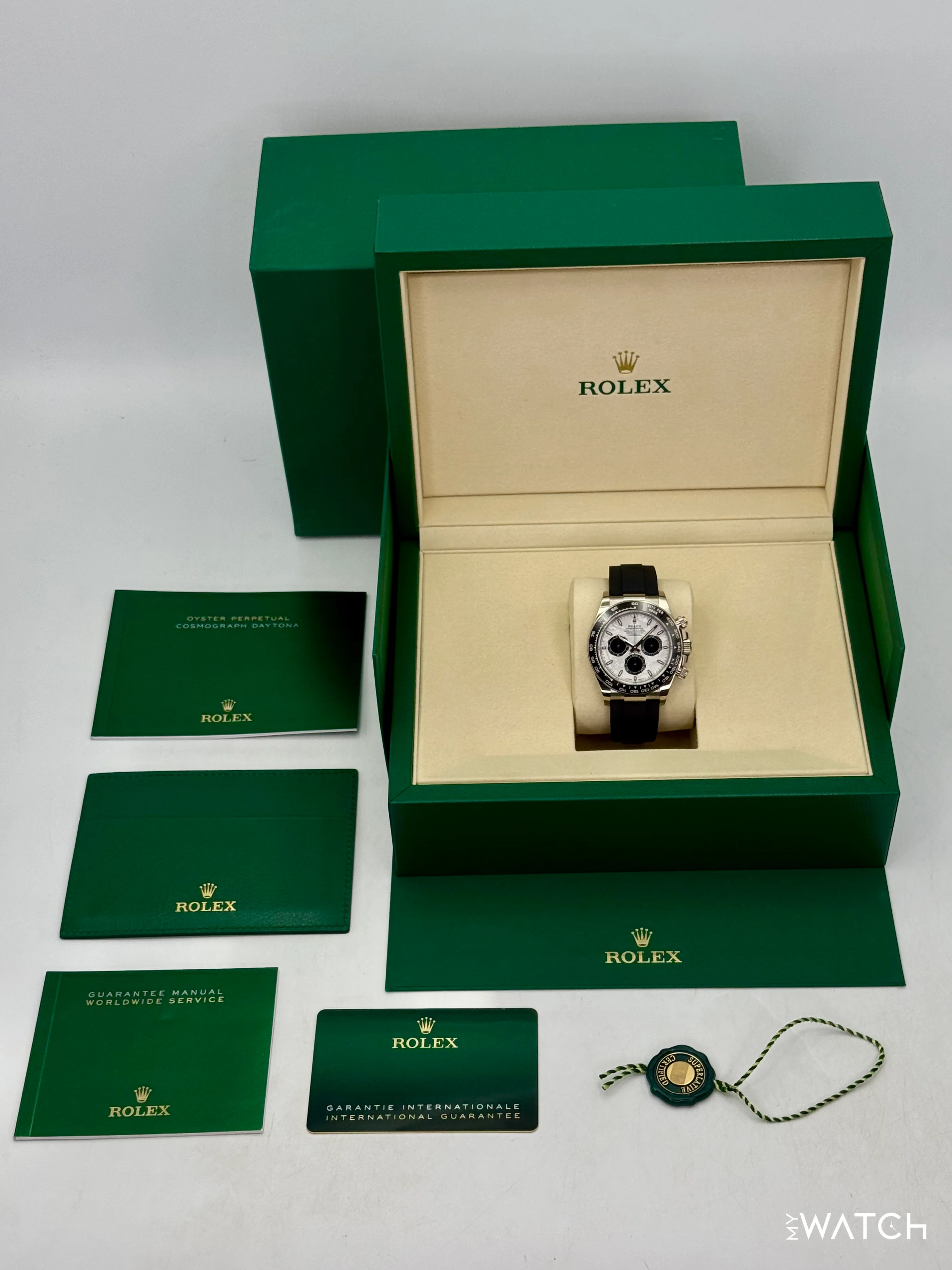 NEW 2026 Rolex Daytona 40mm 126519LN White Gold Oysterflex Meteorite Dial - Image 10