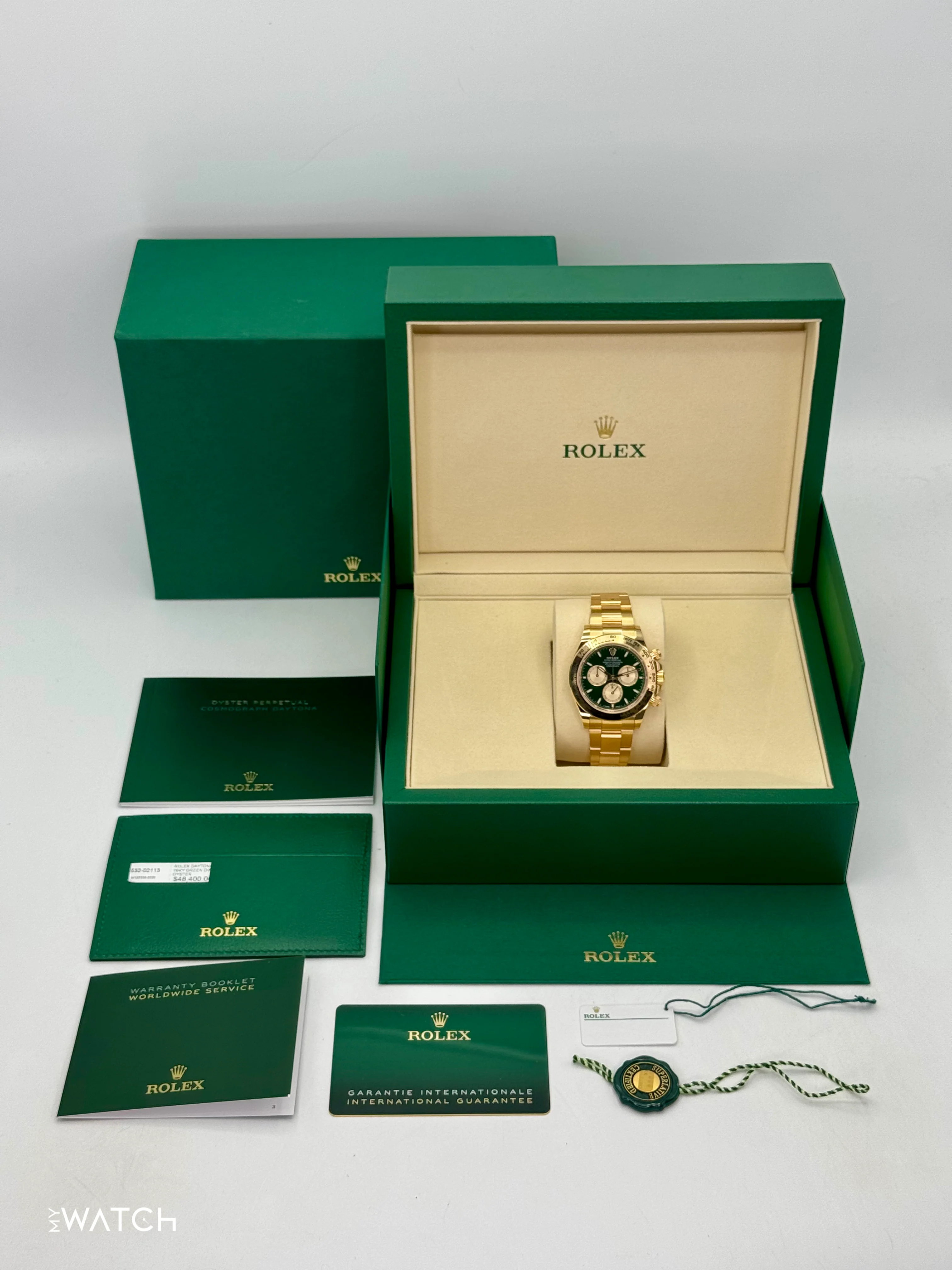 NEW 2026 Rolex Daytona "John Mayer" 40mm 126508 Yellow Gold Green Dial - Image 10