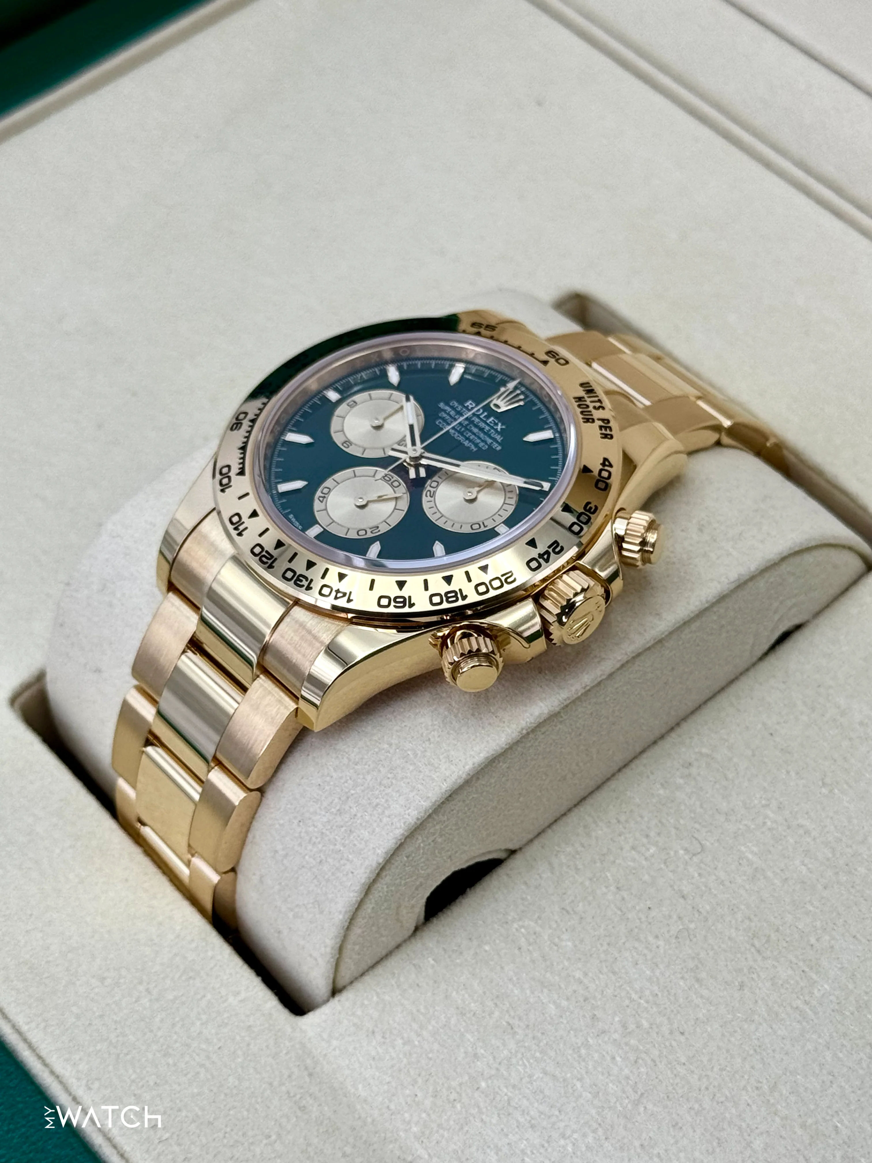 NEW 2026 Rolex Daytona "John Mayer" 40mm 126508 Yellow Gold Green Dial - Image 5