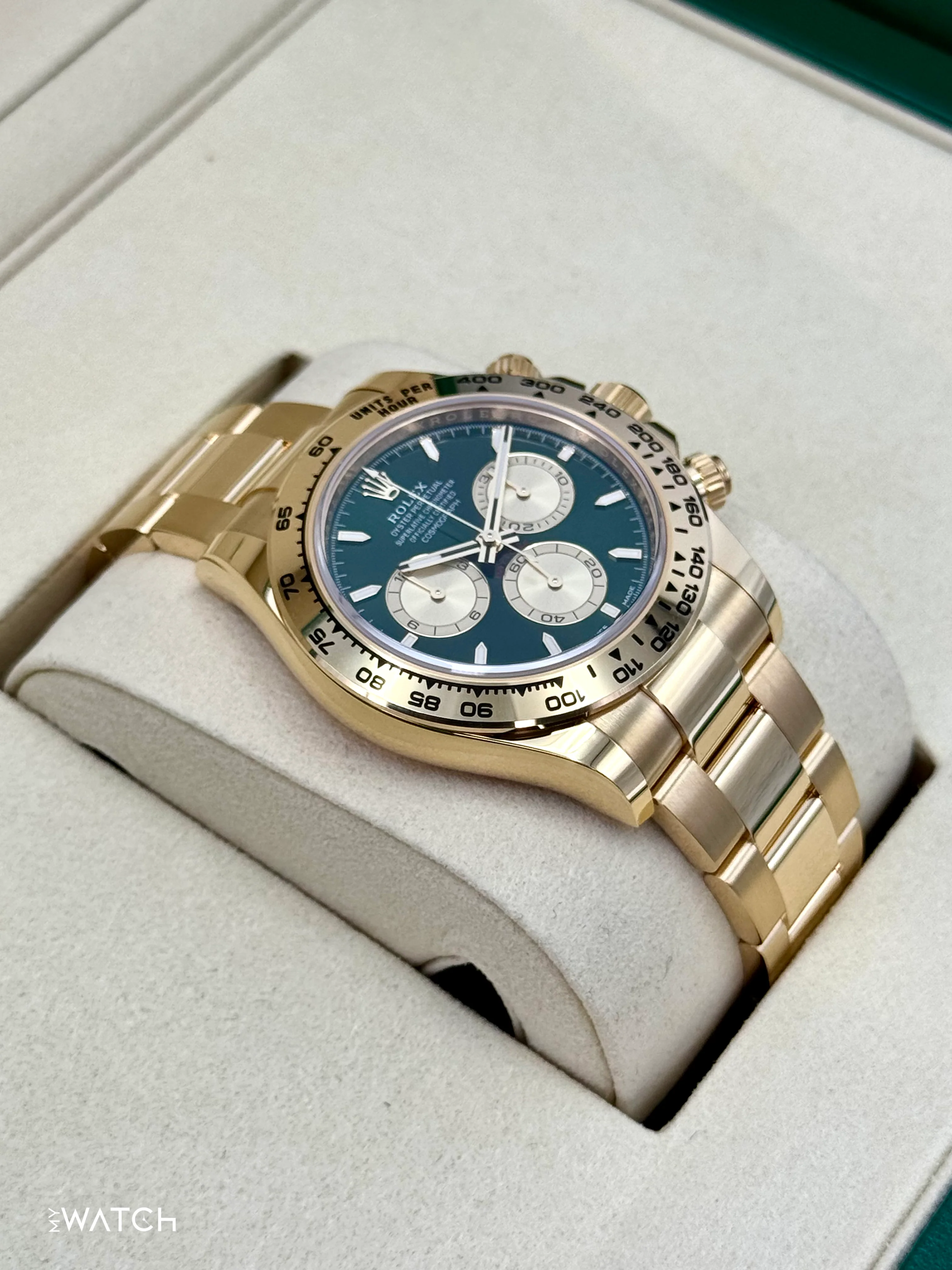 NEW 2026 Rolex Daytona "John Mayer" 40mm 126508 Yellow Gold Green Dial - Image 6