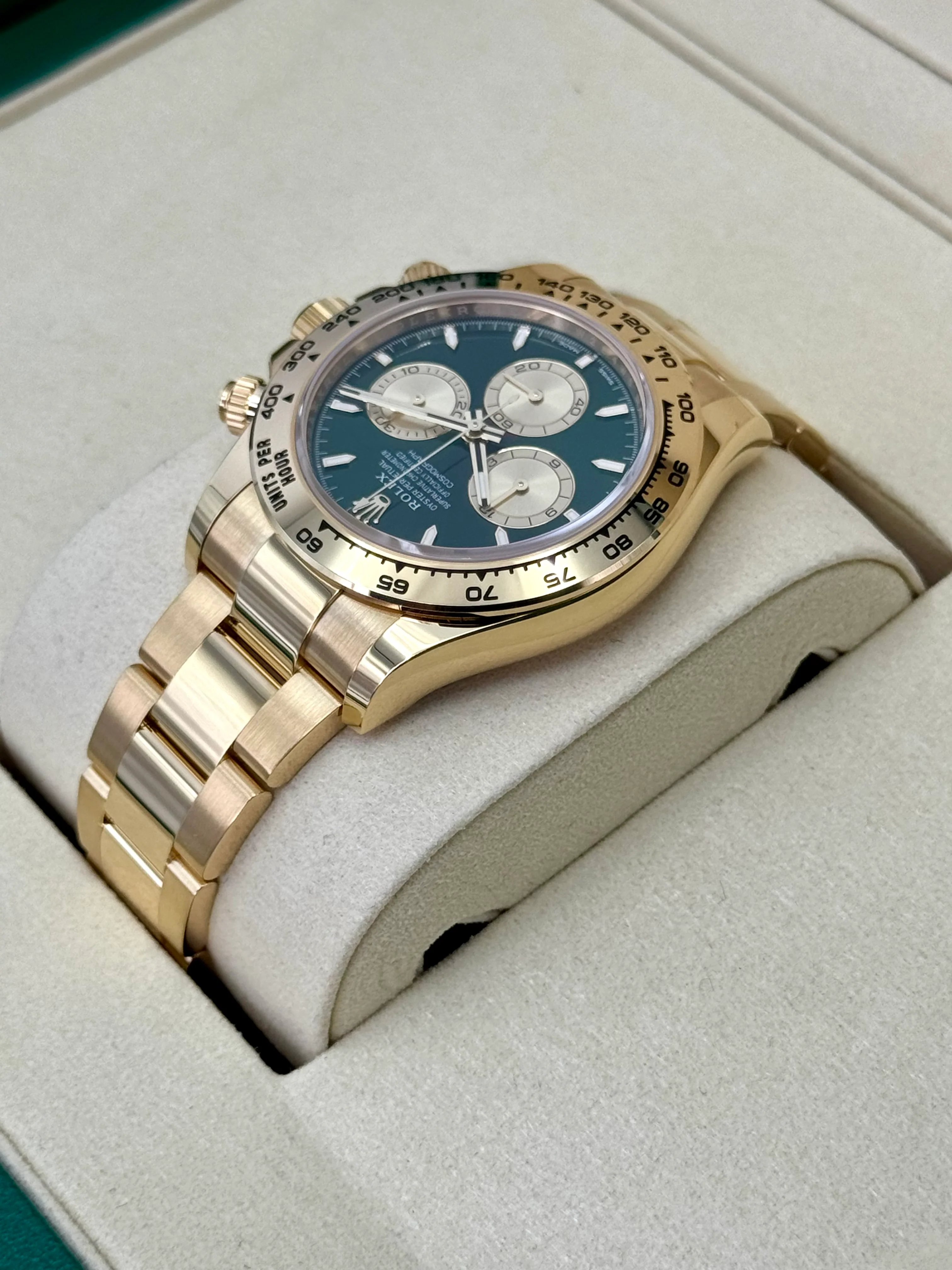 NEW 2026 Rolex Daytona "John Mayer" 40mm 126508 Yellow Gold Green Dial - Image 7