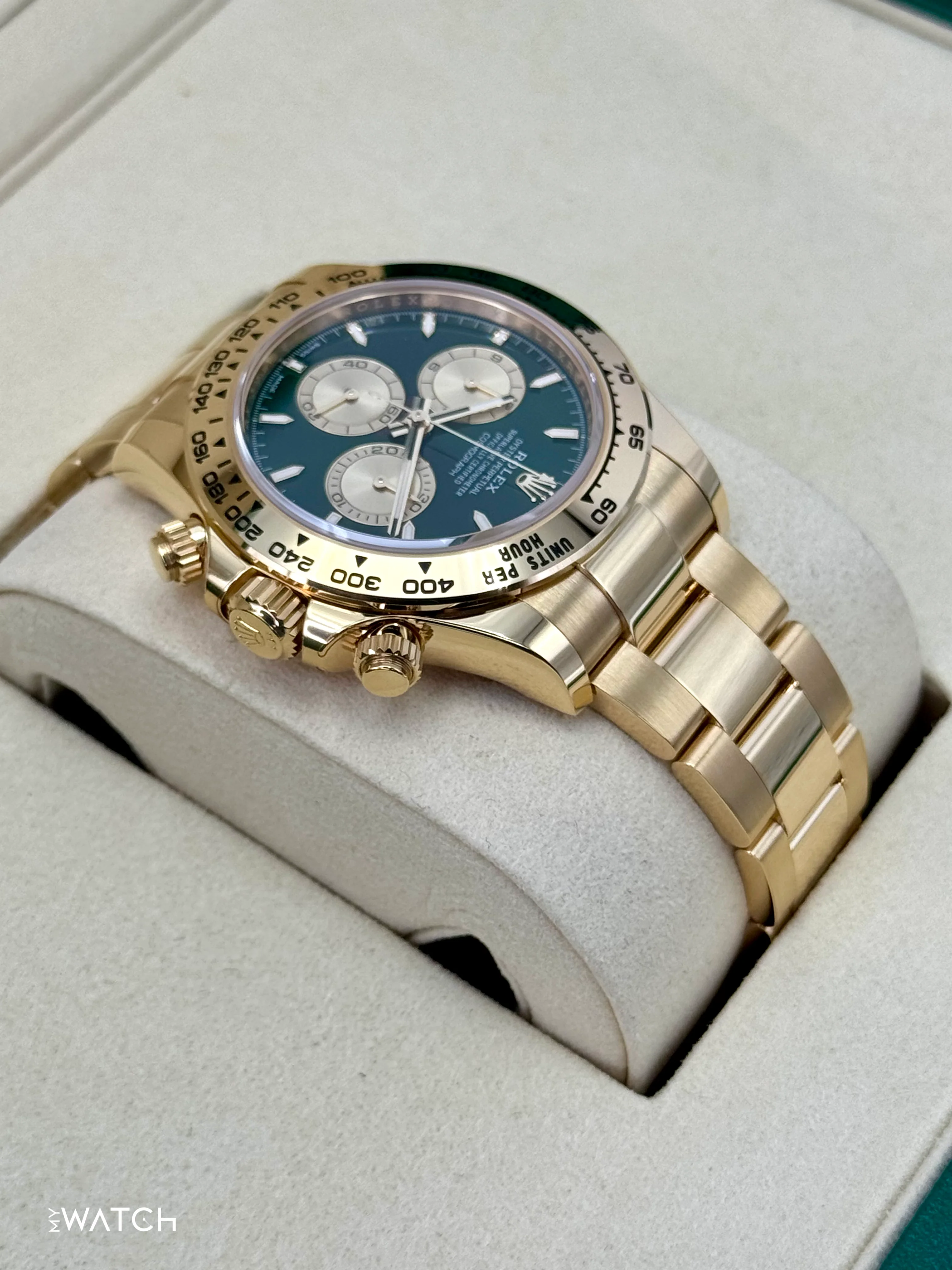 NEW 2026 Rolex Daytona "John Mayer" 40mm 126508 Yellow Gold Green Dial - Image 8